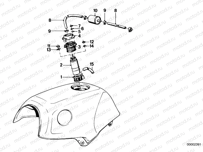 Fuel pump/fuel filter