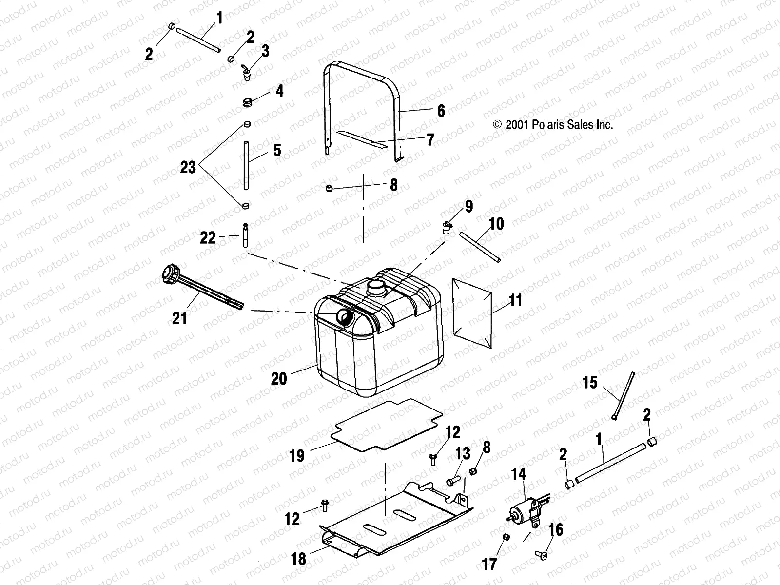 FUEL SYSTEM - A10RB42AA (4970927092A11) | FUEL SYSTEM - A10RB42AA (4970927092A11)