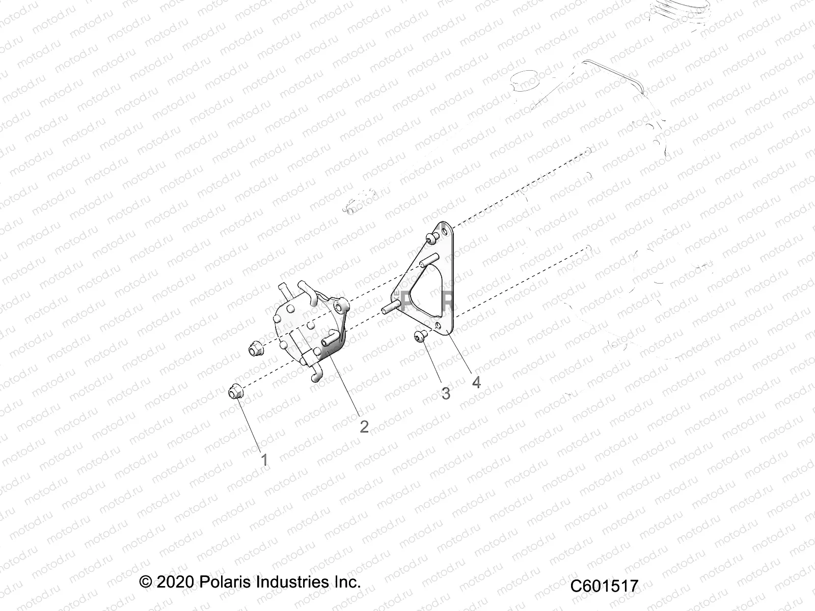 FUEL SYSTEM | FUEL SYSTEM, FUEL PUMP MOUNTING - S22CBA5TSL (C601517)