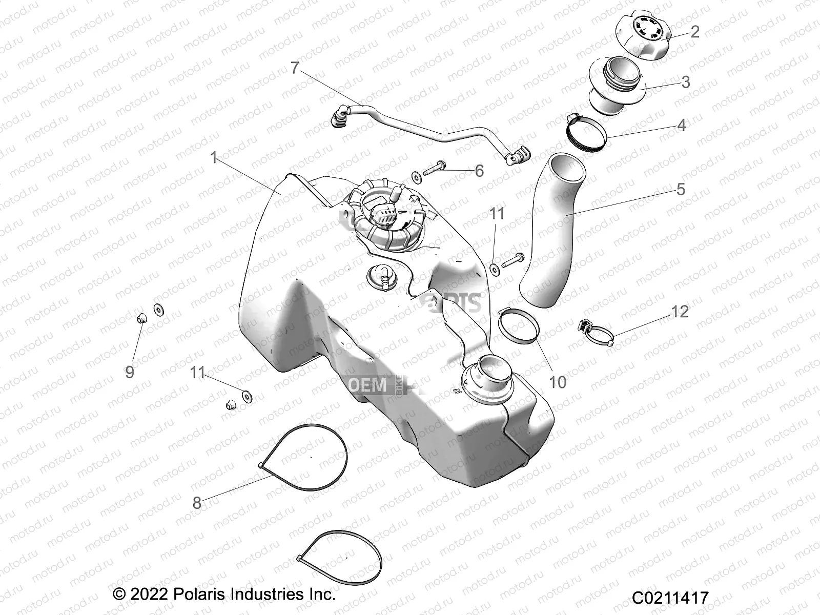 FUEL SYSTEM | FUEL SYSTEM, FUEL TANK - A22SGE95KN (C0211417)