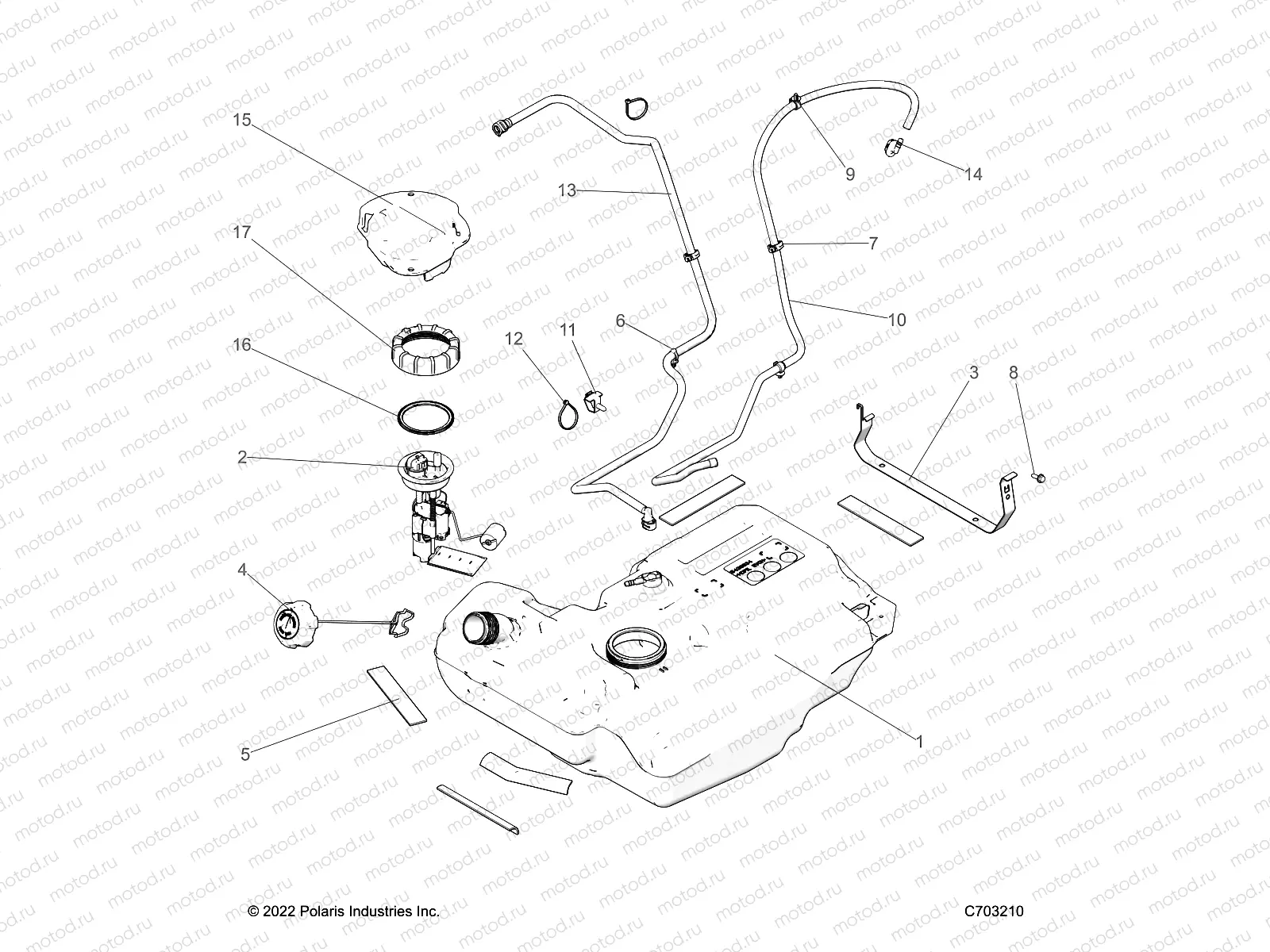 FUEL SYSTEM | FUEL SYSTEM, FUEL TANK AND RELATED - Z23A5P87A4/K87A4/A87A2(C703210)