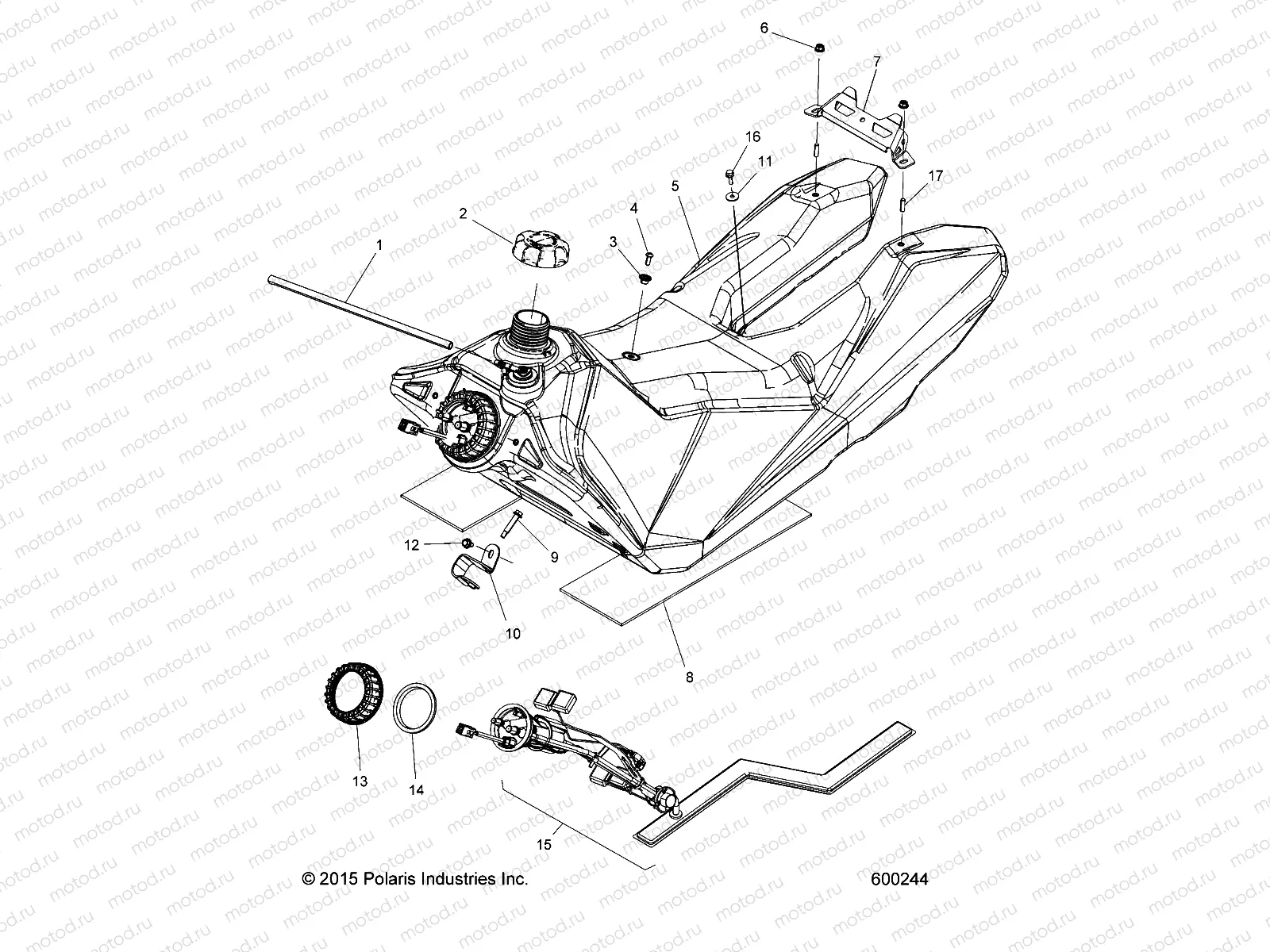 FUEL SYSTEM | FUEL SYSTEM, FUEL TANK ASM. - S20EDB6PSL (600244)