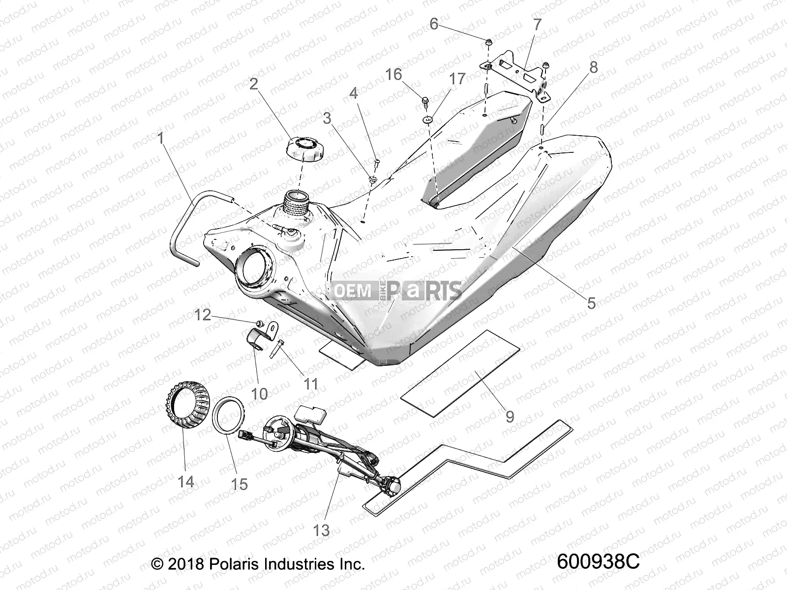 FUEL SYSTEM | FUEL SYSTEM, FUEL TANK ASM. - S21EEC8RS ALL OPTIONS (600938C)