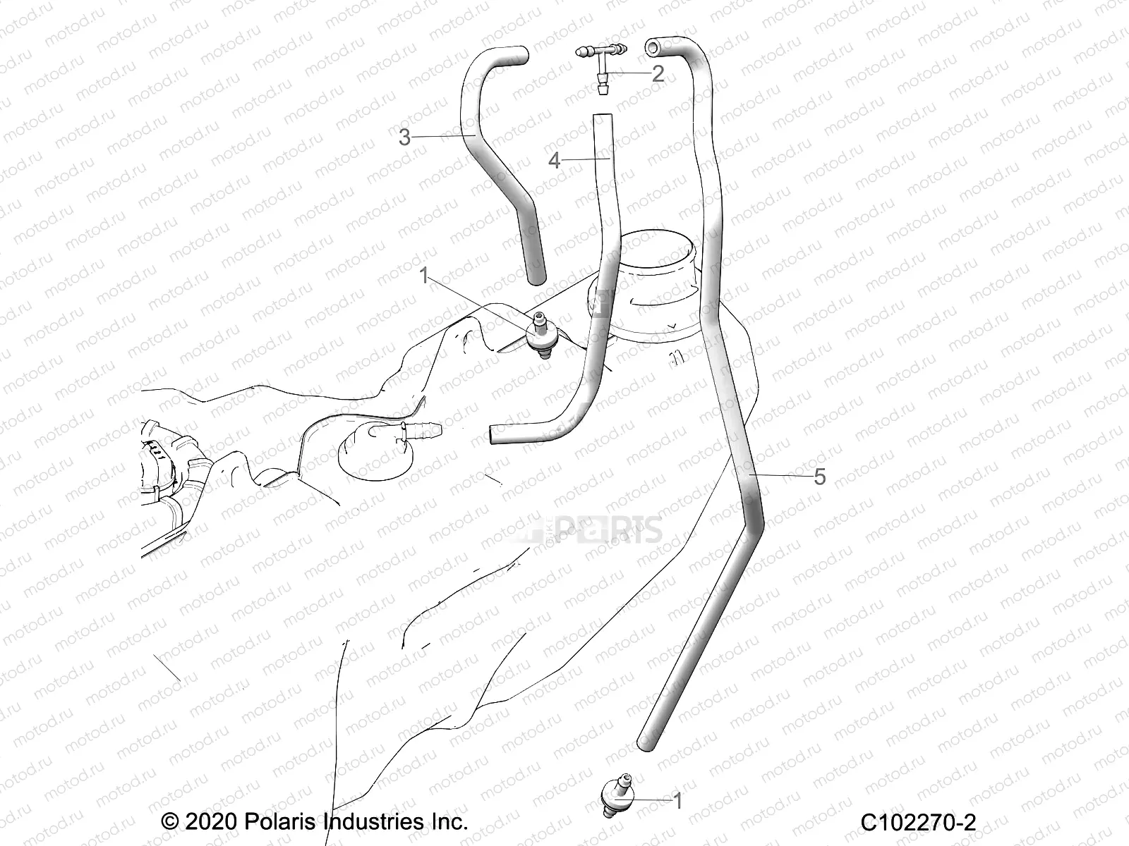 FUEL SYSTEM | FUEL SYSTEM, FUEL TANK VENTING - A22SVE95KK (C102270-2)