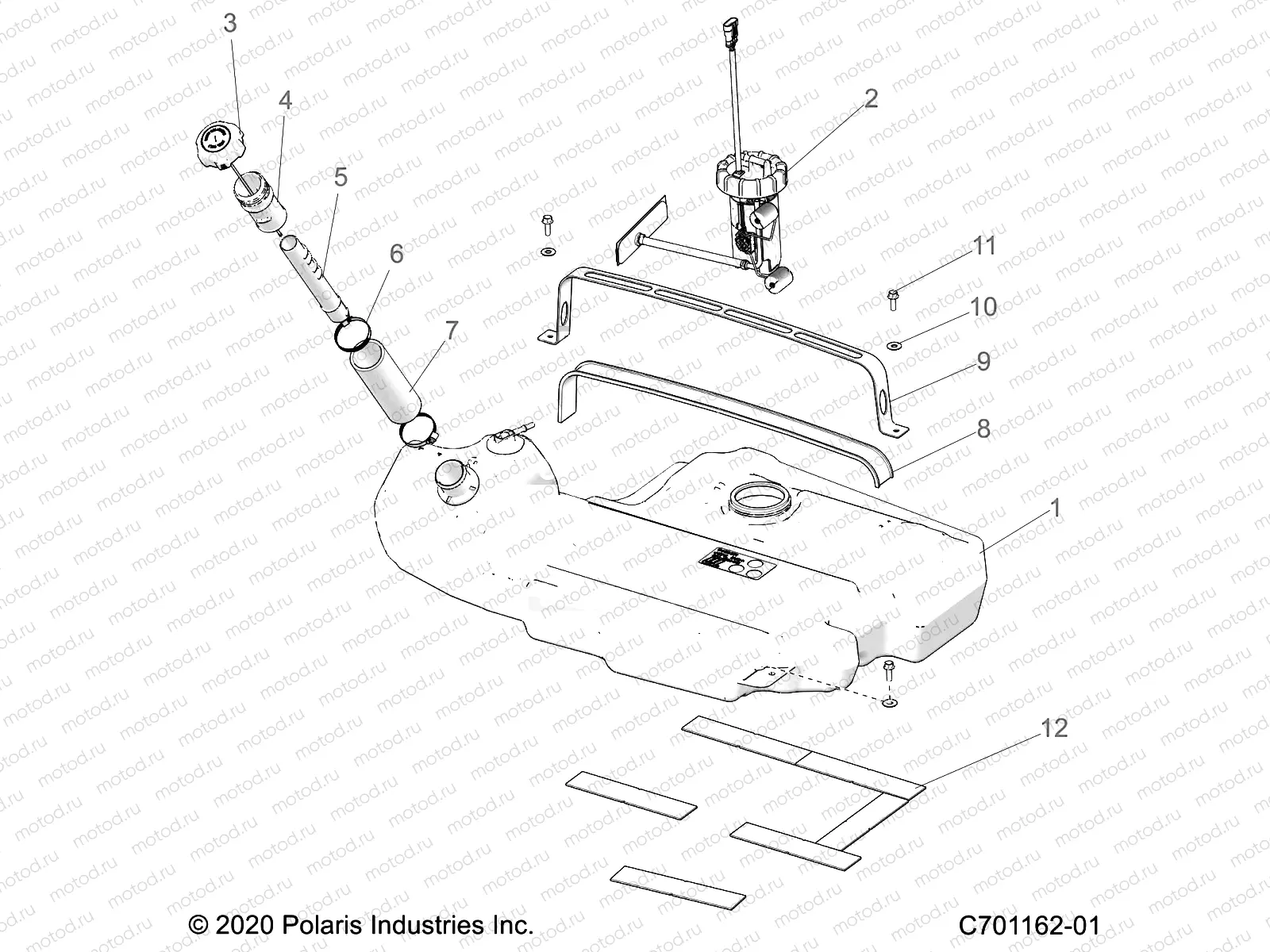 FUEL SYSTEM | FUEL SYSTEM, FUEL TANK - Z22RGL2KAP/AL/BK/BP/BT (C701162-01)
