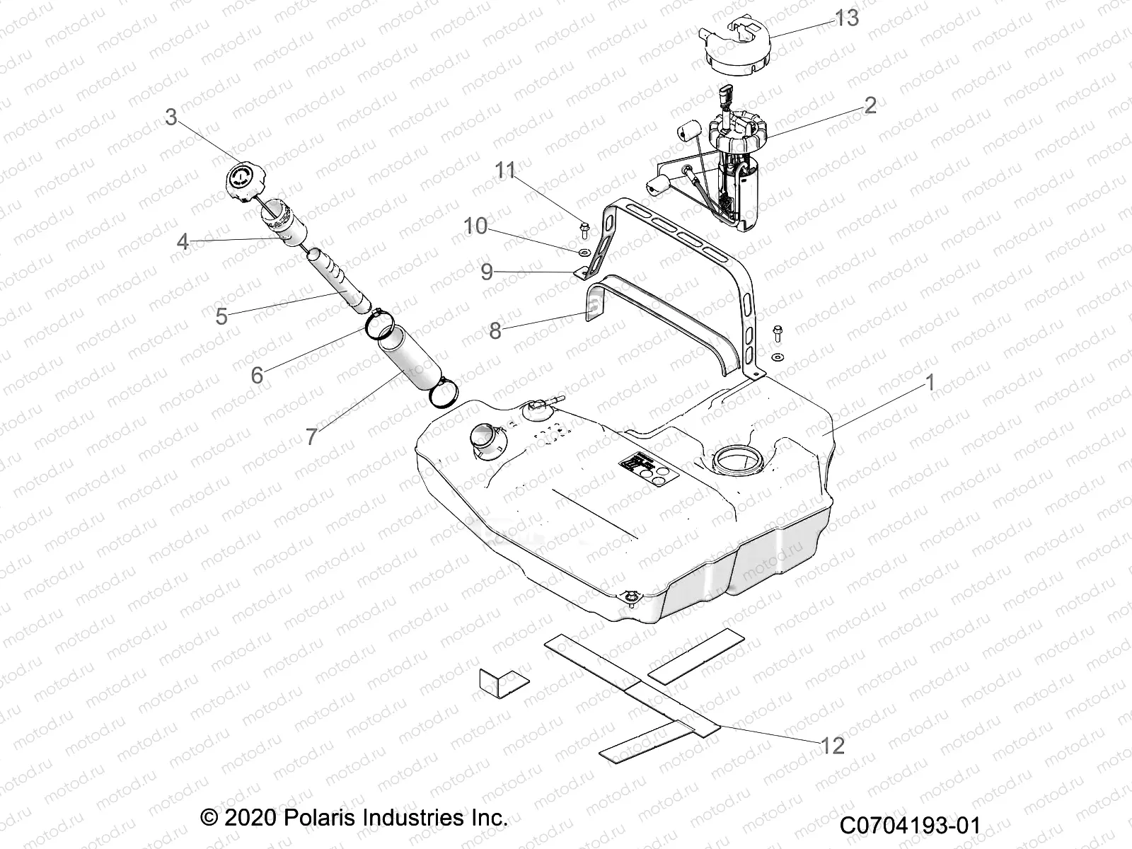 FUEL SYSTEM | FUEL SYSTEM, FUEL TANK - Z22RME2KAG/BG/K2KAN/BN (C0704193-01)