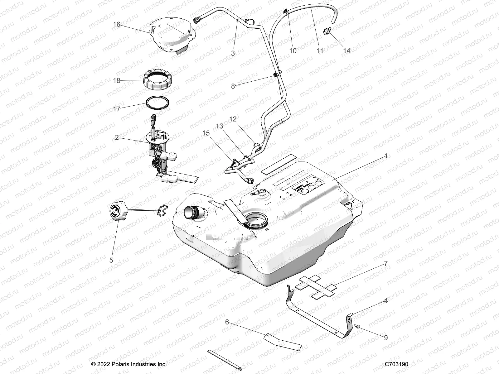 FUEL SYSTEM | FUEL SYSTEM, FUEL TANK - Z23ASE99F4/S99C4/F4 (C703190)