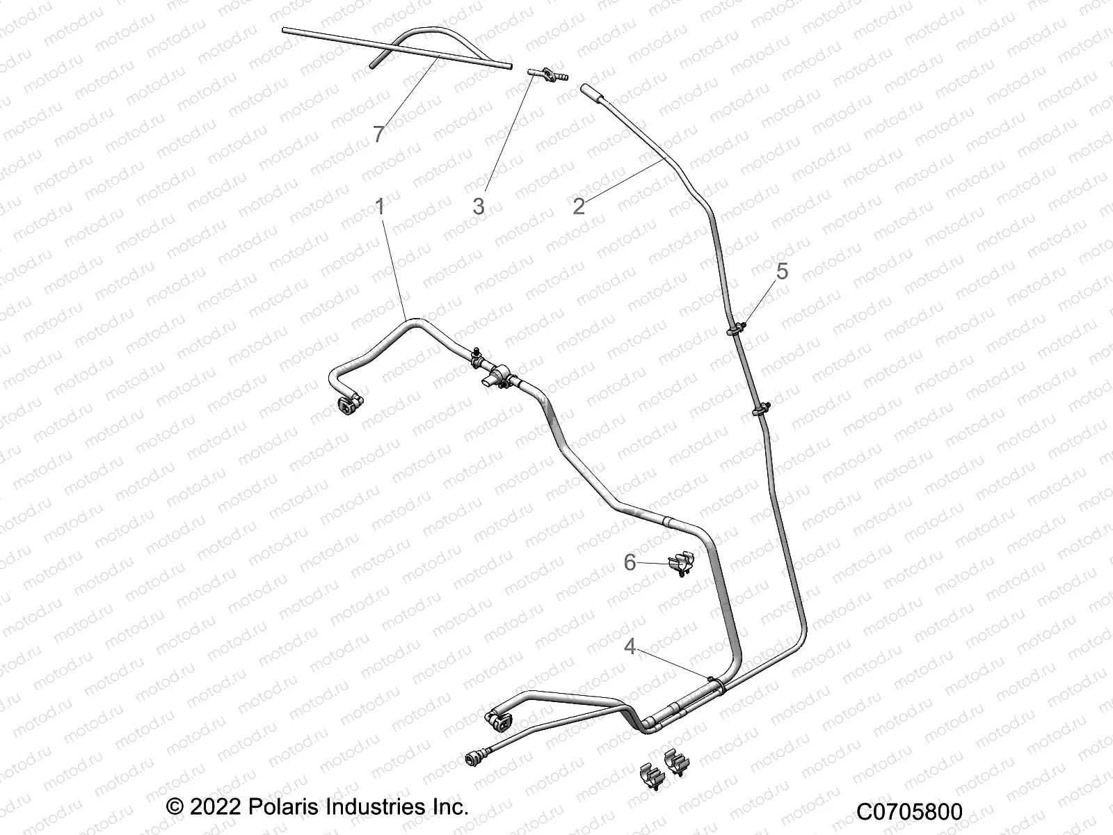 FUEL SYSTEM | FUEL SYSTEM, LINES, STD. - Z22R4C92AF (C0705800)