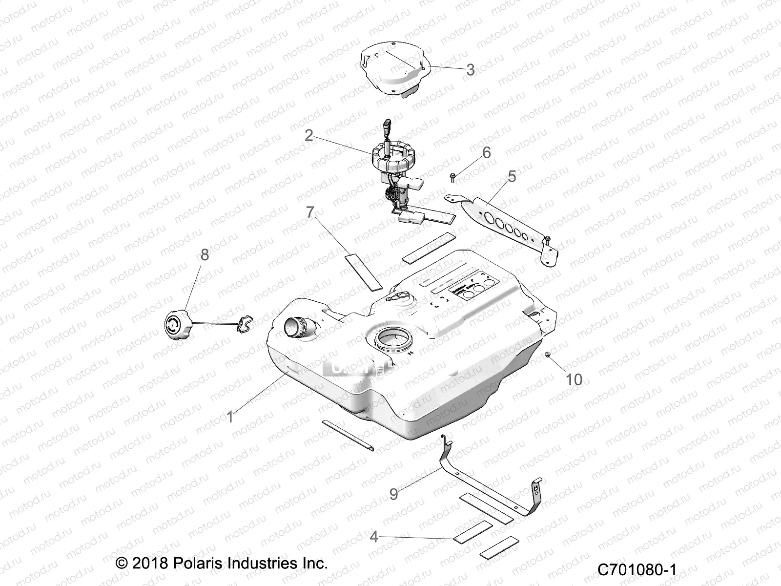 FUEL SYSTEM | FUEL SYSTEM, TANK, EVAP - Z22ASK99A4/B4/ASV99A4 (C701080-1)
