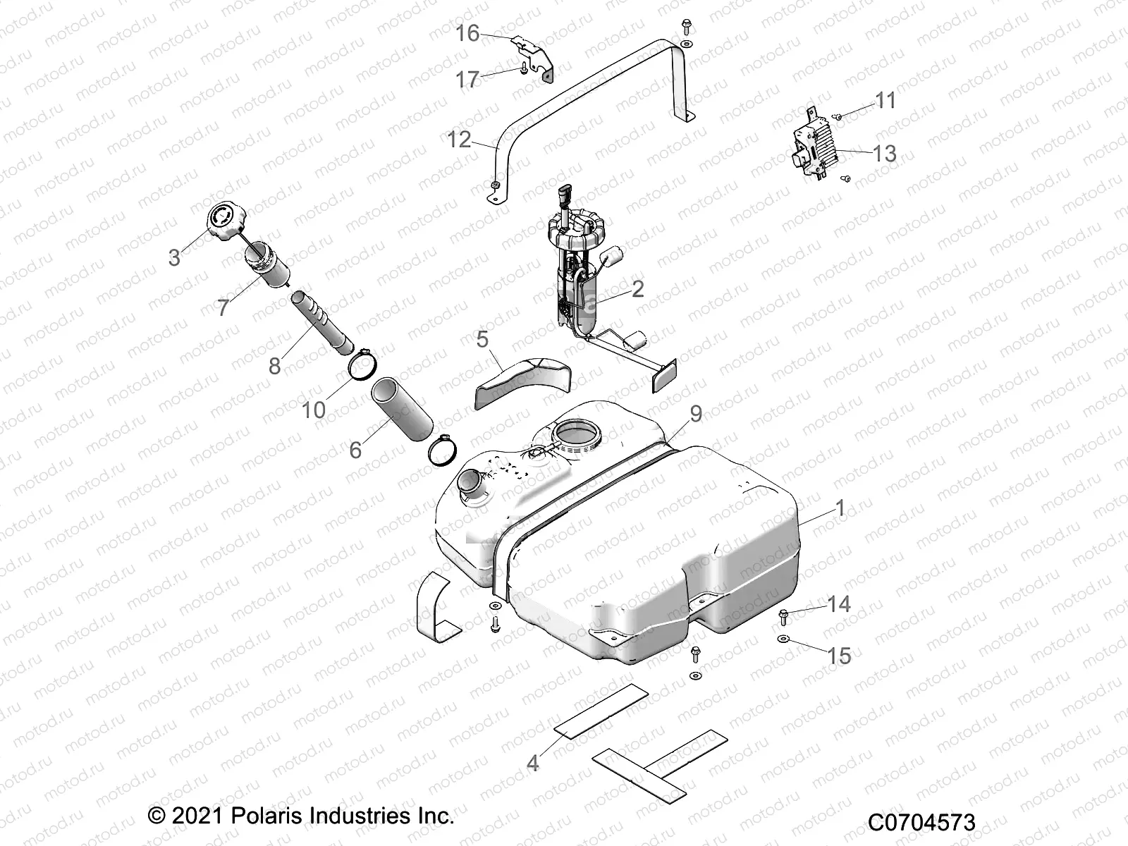 FUEL SYSTEM | FUEL SYSTEM, TANK - Z22MAC92AS/BS/Z92AS/BS (C0704573)