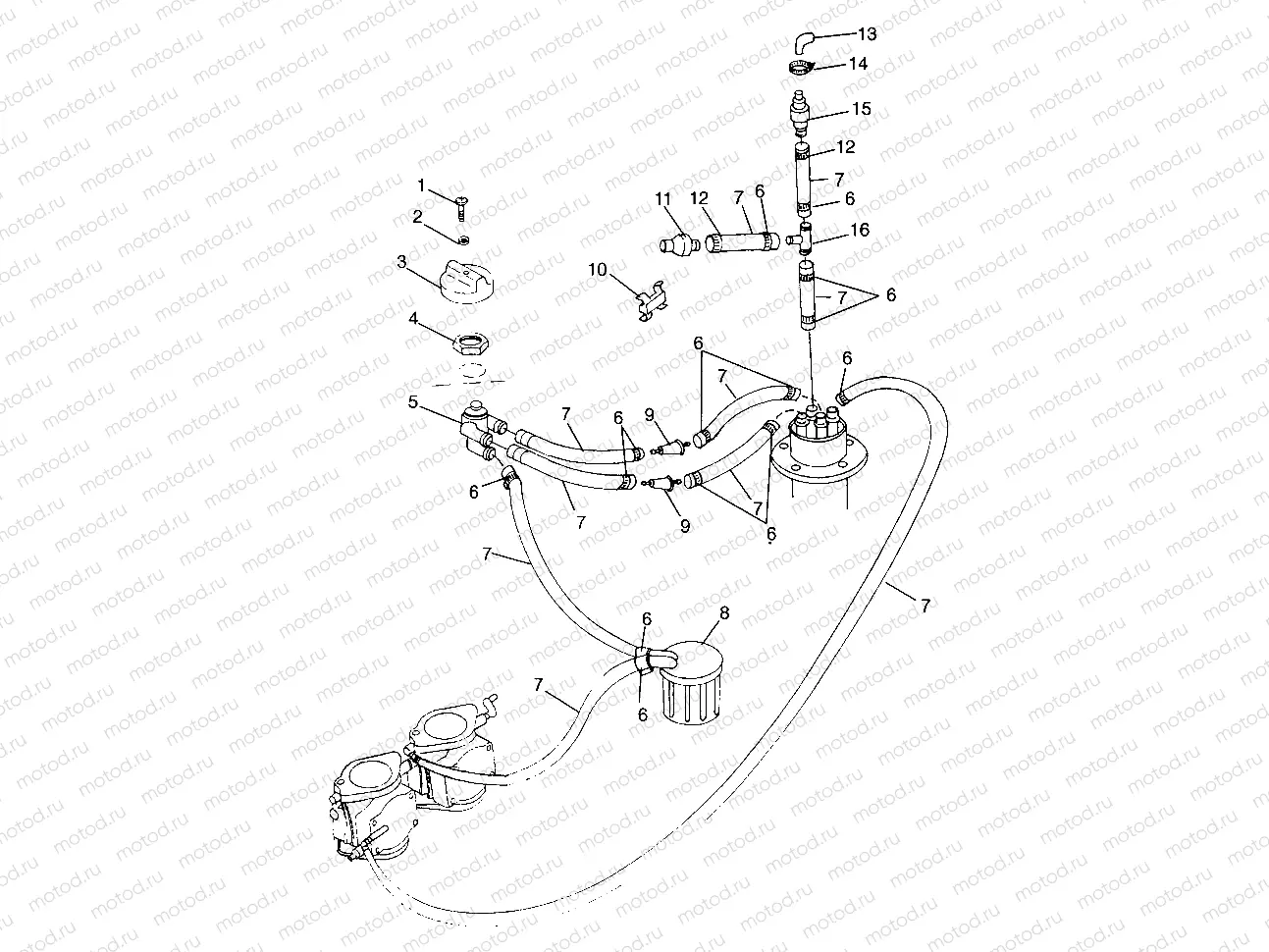 FUEL SYSTEM HURRICANE B974473 and Intl. HURRICANE I974473 (4941044104A011) | FUEL SYSTEM HURRICANE B974473 and Intl. HURRICANE I974473 (4941044104A011)