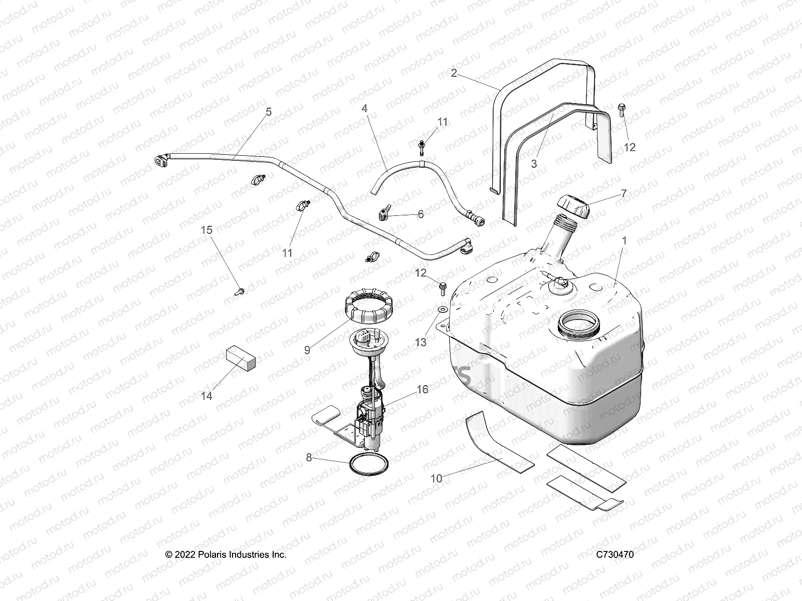 FUEL SYSTEM - R23M4A57B1/EB4/B9 (C730470) | FUEL SYSTEM - R23M4A57B1/EB4/B9 (C730470)