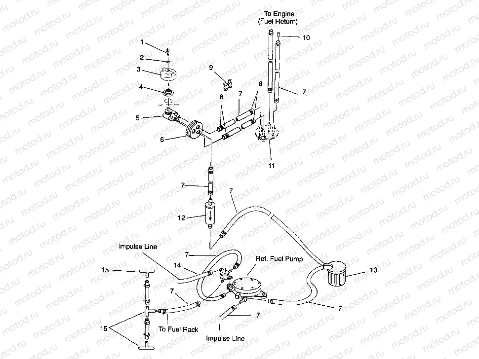 FUEL SYSTEM SL 650 B944058 (4926992699006A) | FUEL SYSTEM SL 650 B944058 (4926992699006A)