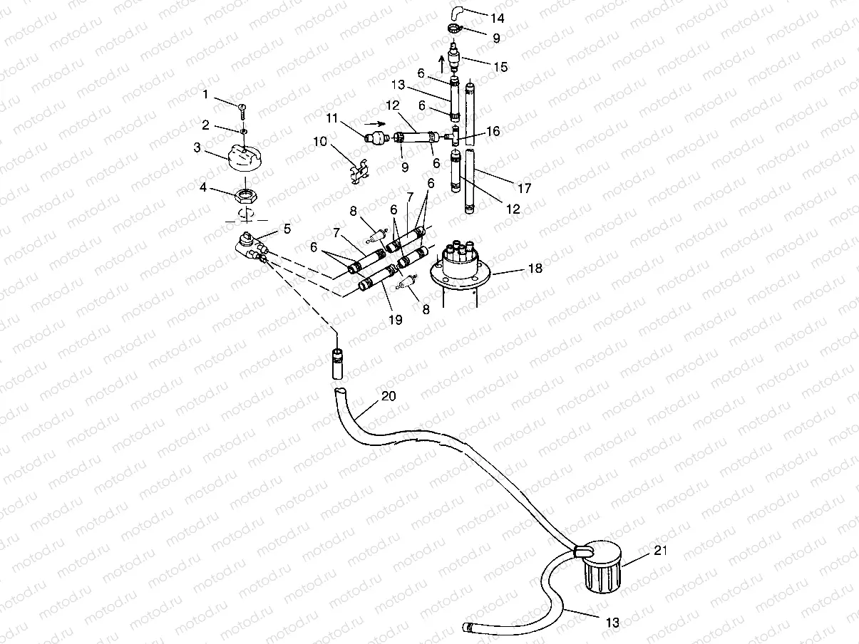 FUEL SYSTEM SL 700 B964066 and Intl. SL 700 I964066 (4935633563A010) | FUEL SYSTEM SL 700 B964066 and Intl. SL 700 I964066 (4935633563A010)