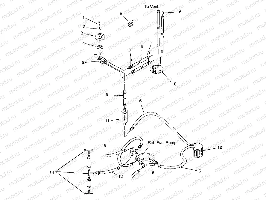 FUEL SYSTEM SL 750 B944070 (4927012701006A) | FUEL SYSTEM SL 750 B944070 (4927012701006A)