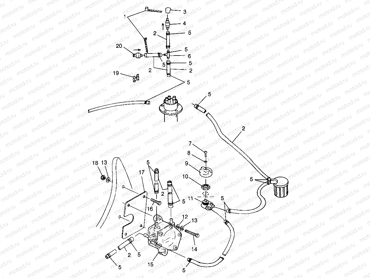 FUEL SYSTEM SL 780 B964087 and Intl. SL 780 I964087 (4935523552A010) | FUEL SYSTEM SL 780 B964087 and Intl. SL 780 I964087 (4935523552A010)