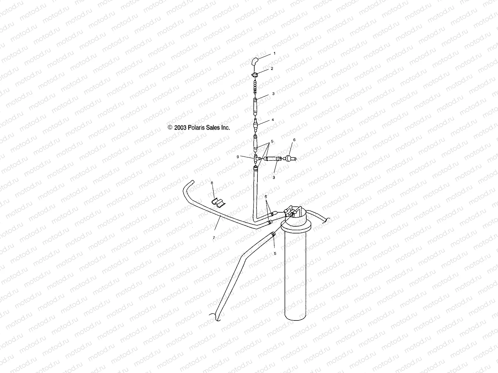 FUEL SYSTEM VENTING - W045402DA (4990599059A07) | FUEL SYSTEM VENTING - W045402DA (4990599059A07)