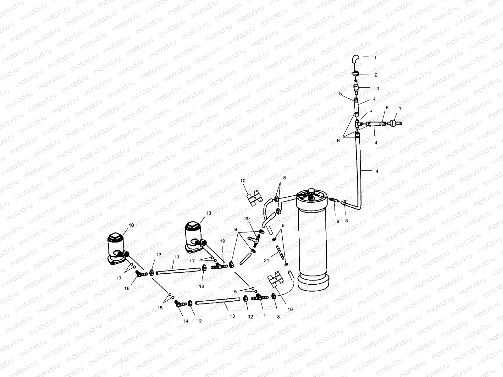 FUEL SYSTEM - W025101C/W025101D/W025101I (4971387138A10) | FUEL SYSTEM - W025101C/W025101D/W025101I (4971387138A10)