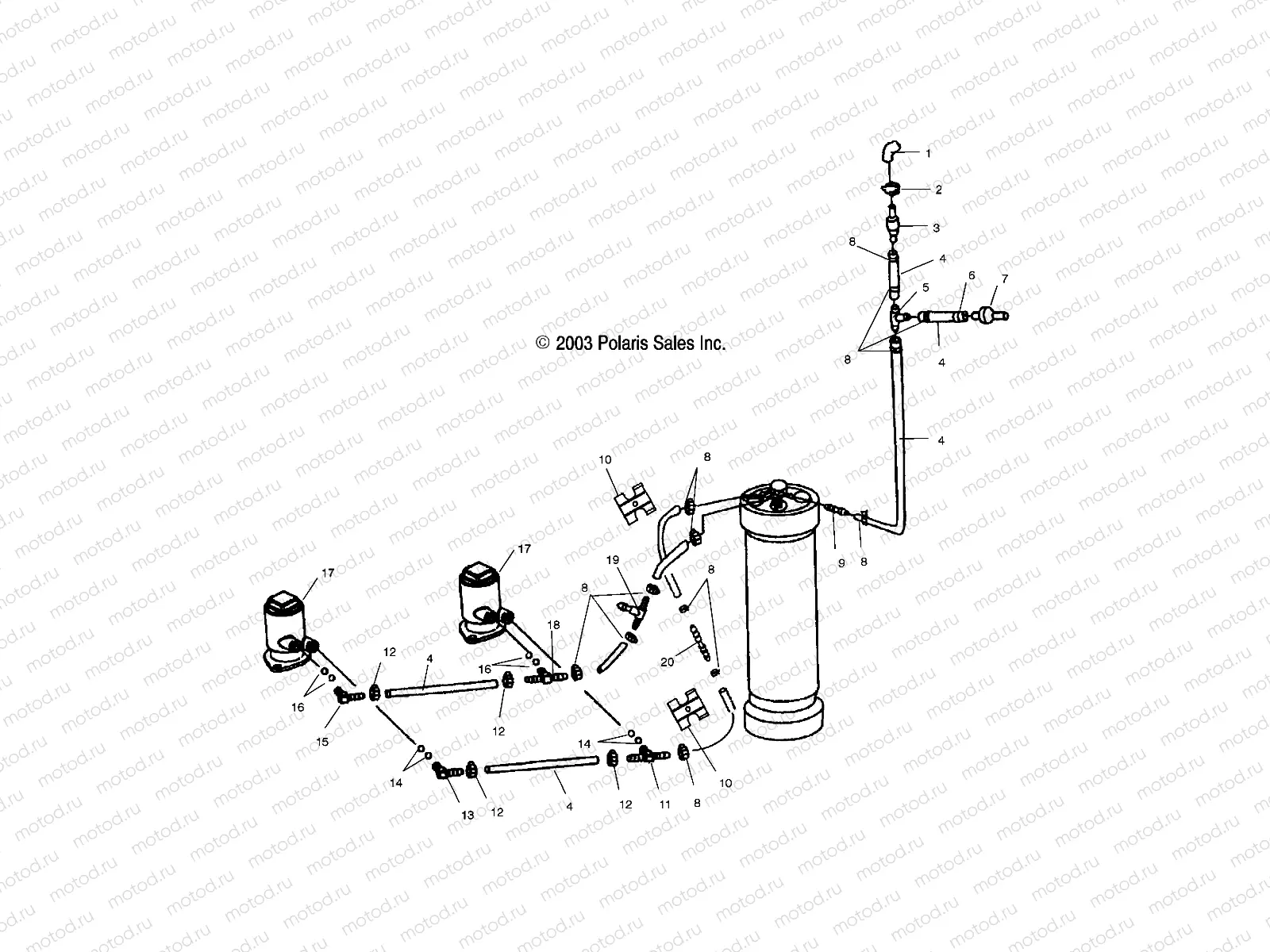 FUEL SYSTEM - W045101CA/W045101IA (4990479047A10) | FUEL SYSTEM - W045101CA/W045101IA (4990479047A10)