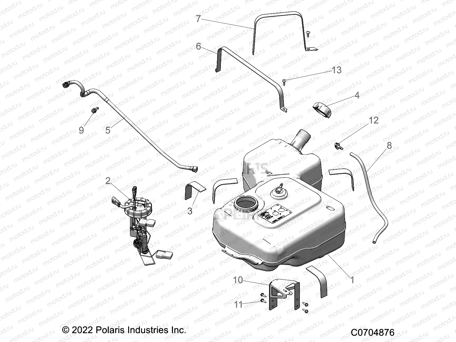 FUEL SYSTEMS | FUEL SYSTEMS, FUEL TANK - R23RRY99A9/AJ/AK/AX/B9/BJ/BK/BX (C0704876)