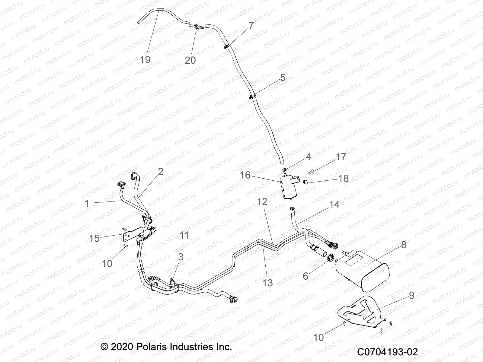 FUEL SYSTEMS | FUEL SYSTEMS, LINES, EVAP - Z23RMD2KBK/BJ (C0704193-02)