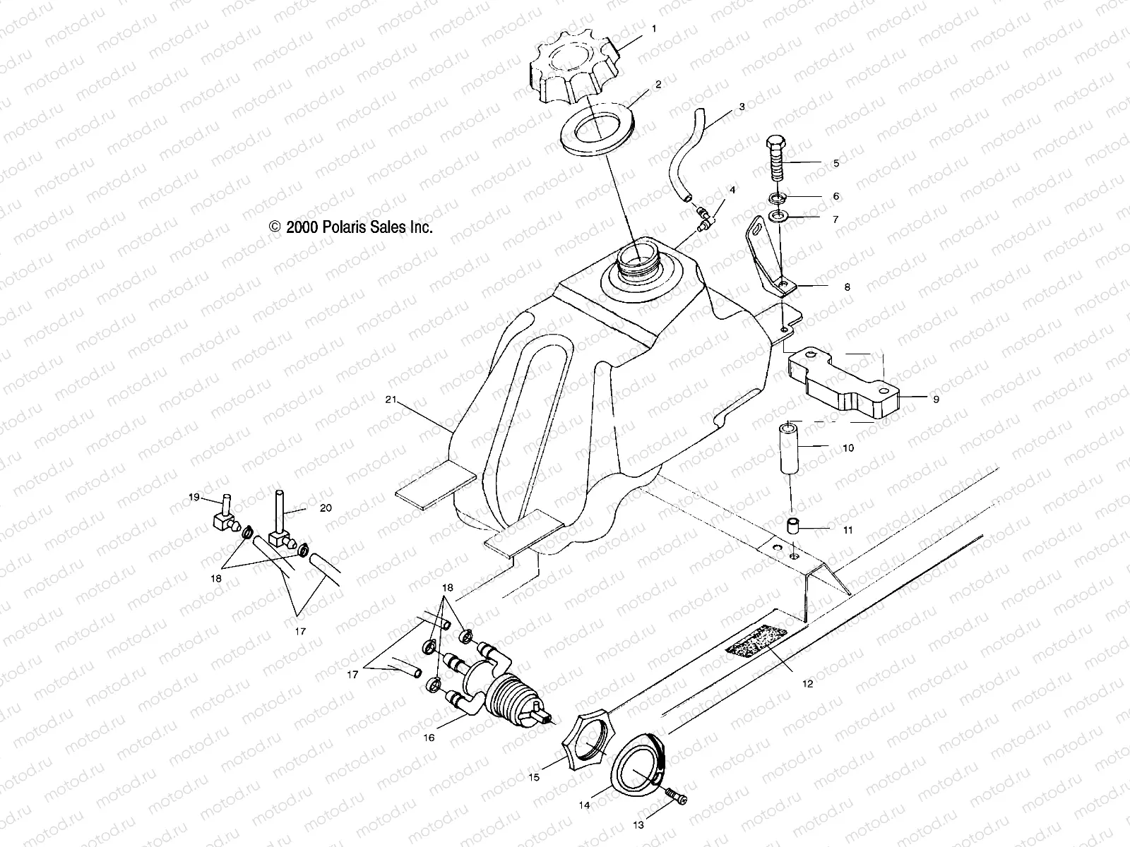 FUEL TANK - A00AA32AA (4949914991A013) | FUEL TANK - A00AA32AA (4949914991A013)