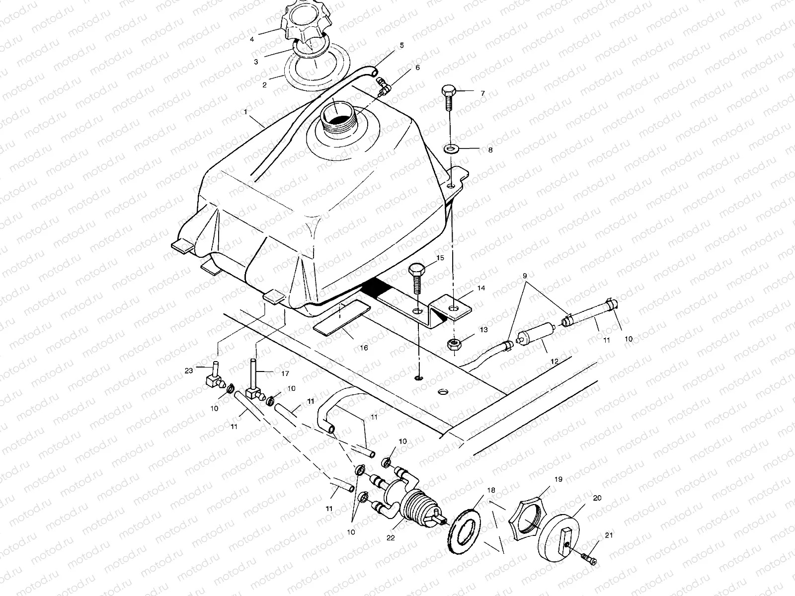 FUEL TANK - A00BA38CA (4954835483A013) | FUEL TANK - A00BA38CA (4954835483A013)