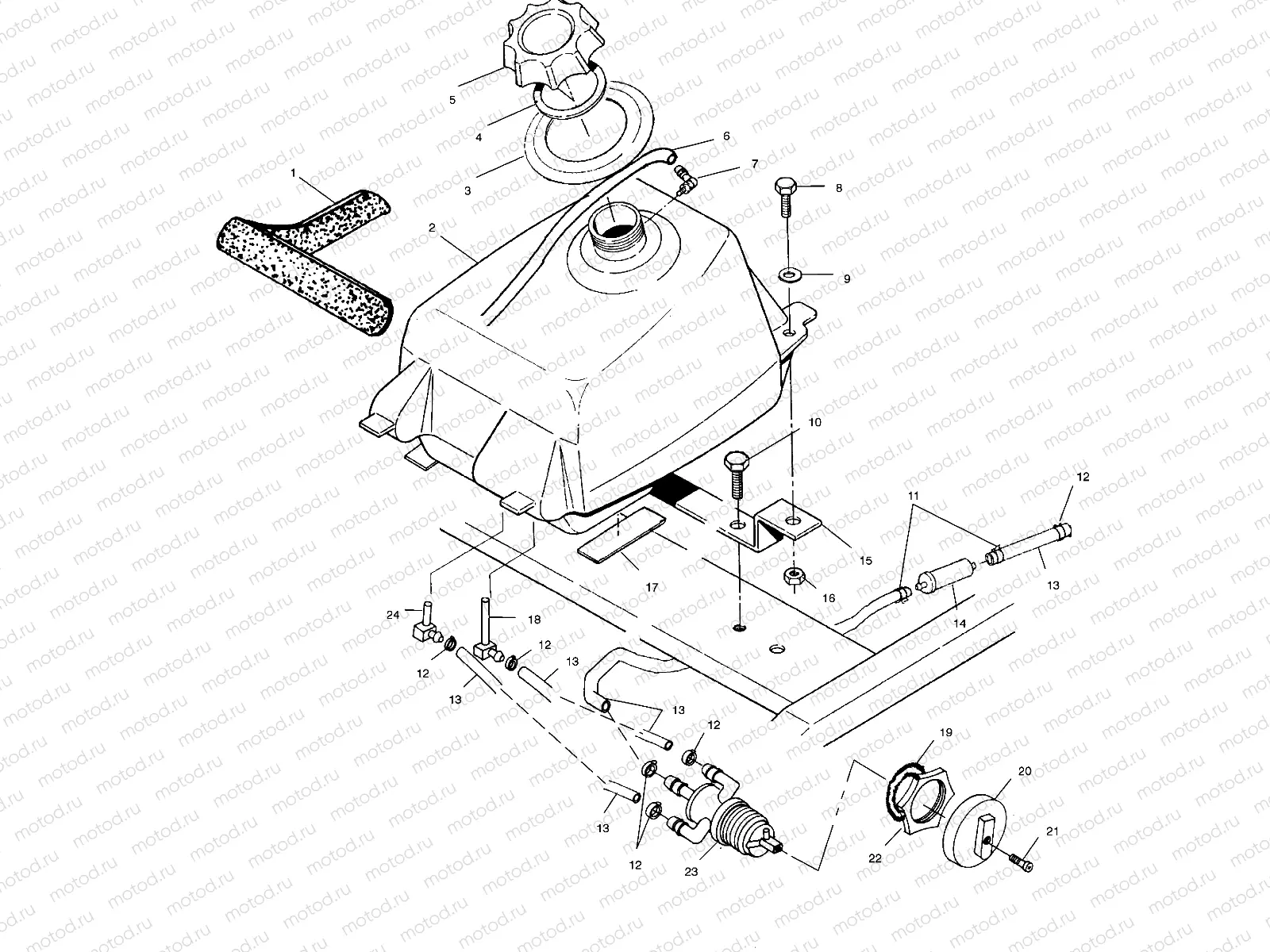 FUEL TANK - A00BG38CA (4954845484A013) | FUEL TANK - A00BG38CA (4954845484A013)