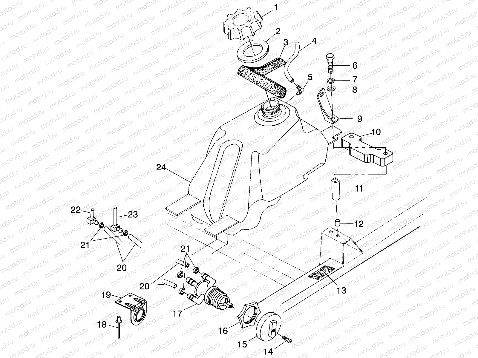 FUEL TANK - A00CD32AA (4949404940A014) | FUEL TANK - A00CD32AA (4949404940A014)