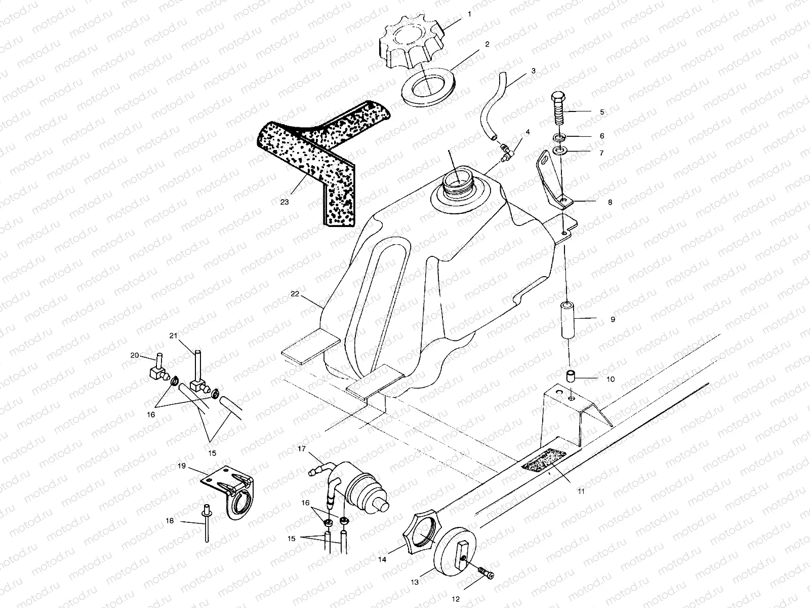 FUEL TANK - A00CD50AA (4954885488B001) | FUEL TANK - A00CD50AA (4954885488B001)