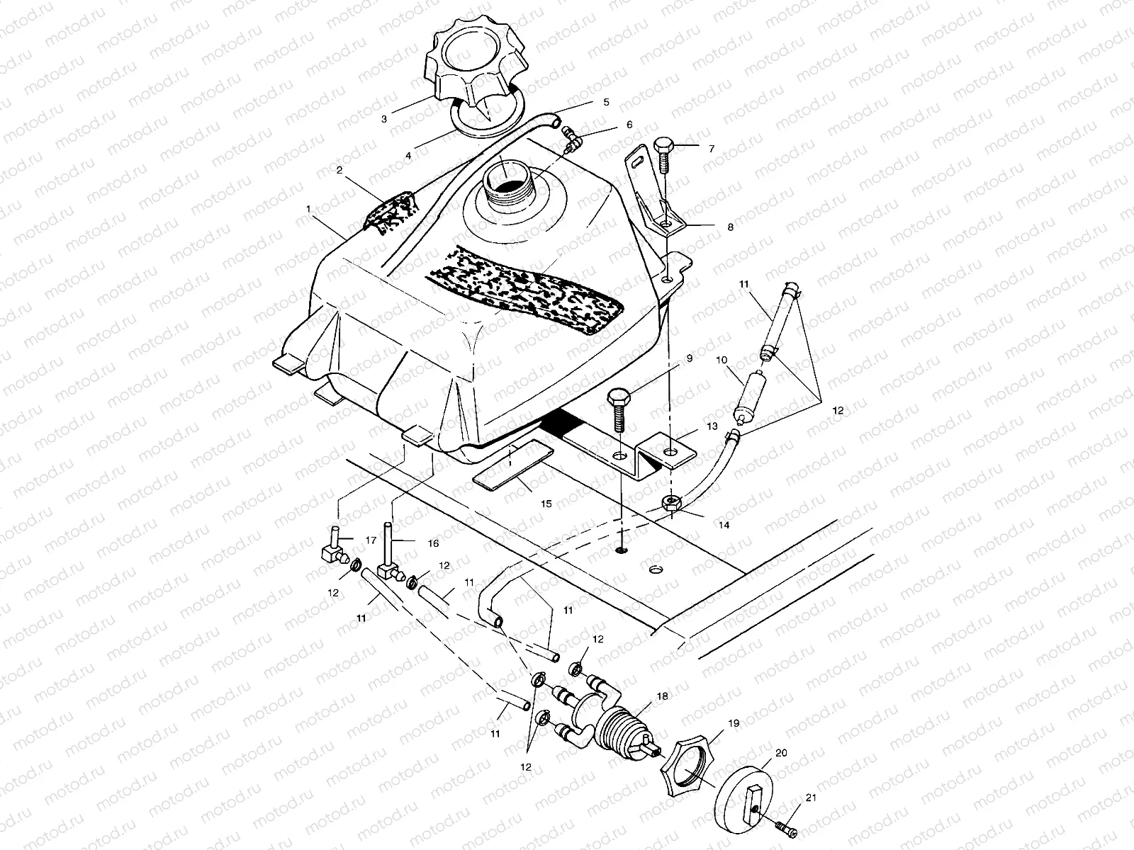 FUEL TANK - A00CG38CA (4954875487A014) | FUEL TANK - A00CG38CA (4954875487A014)