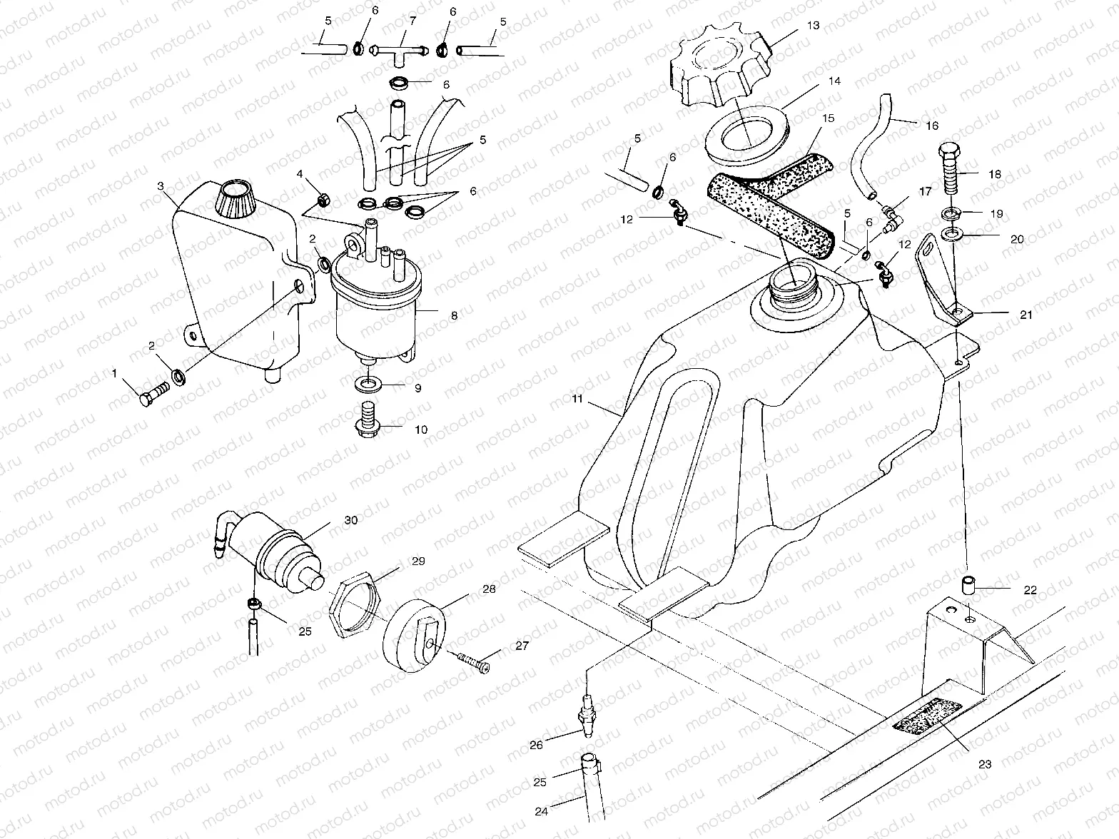 FUEL TANK - A00CH46CA (4954785478A014) | FUEL TANK - A00CH46CA (4954785478A014)