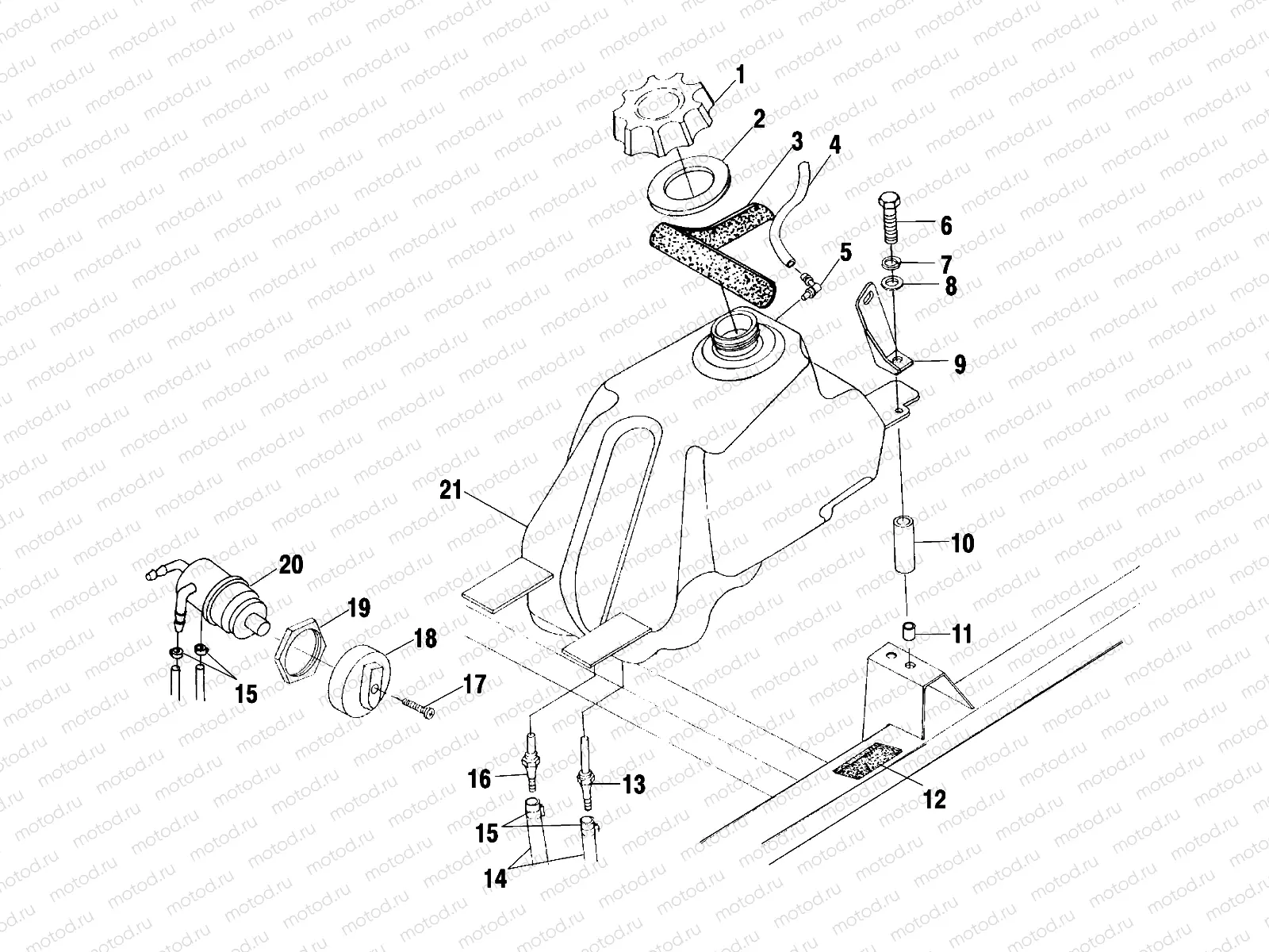 FUEL TANK - A00CH50AA (4954805480B003) | FUEL TANK - A00CH50AA (4954805480B003)