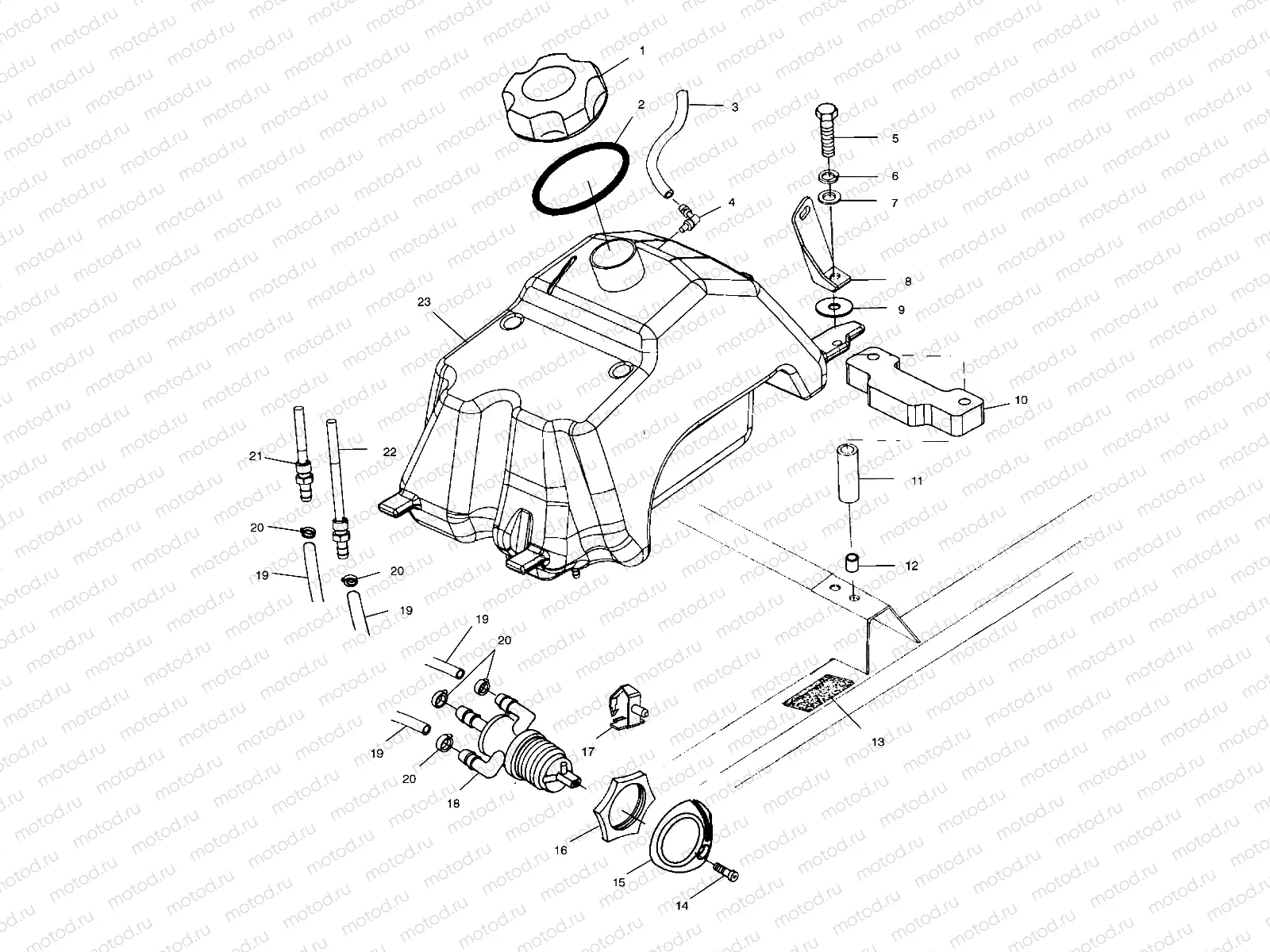 FUEL TANK - A01AA32AA (4963816381A011) | FUEL TANK - A01AA32AA (4963816381A011)