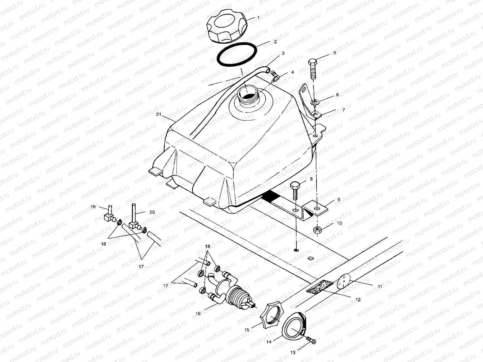 FUEL TANK - A01AG25CA (4963866386A009) | FUEL TANK - A01AG25CA (4963866386A009)