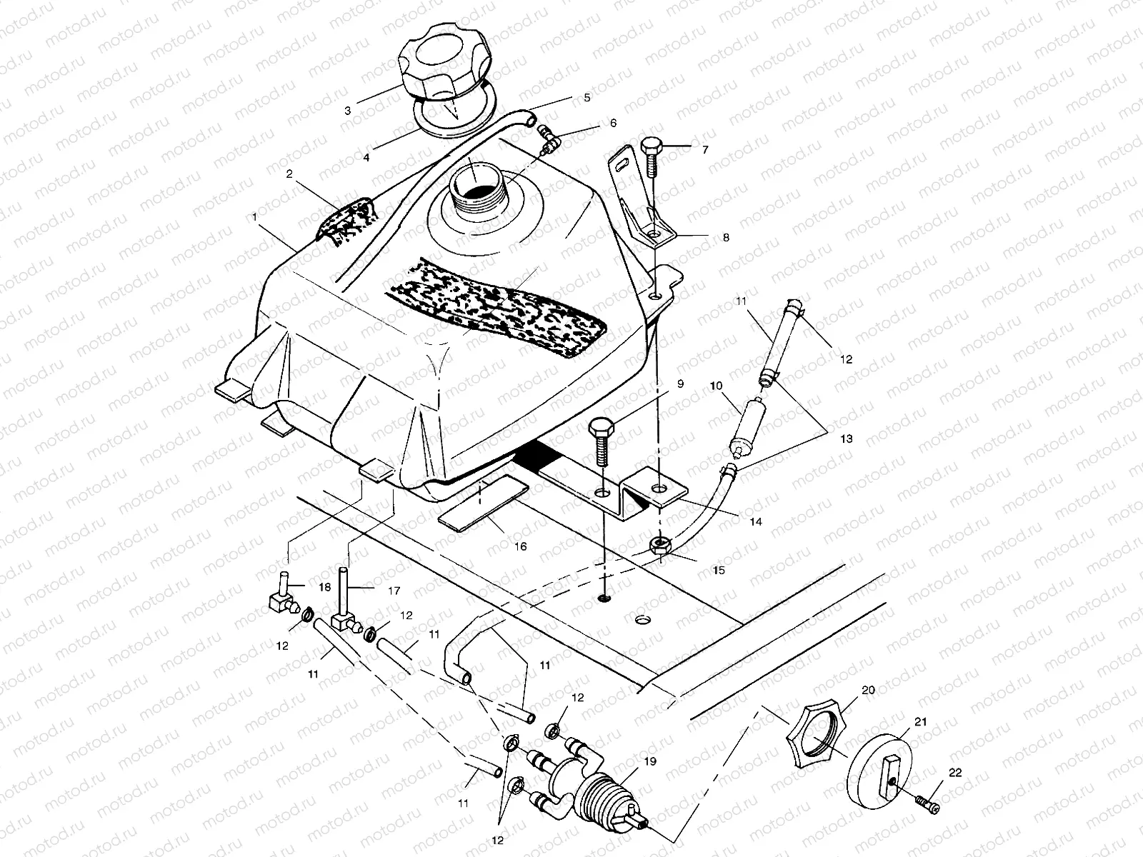 FUEL TANK - A01CG38CA (4963916391A012) | FUEL TANK - A01CG38CA (4963916391A012)