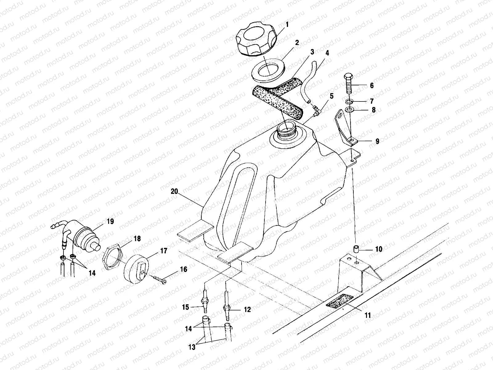 FUEL TANK - A01CH50AA (4964466446A012) | FUEL TANK - A01CH50AA (4964466446A012)