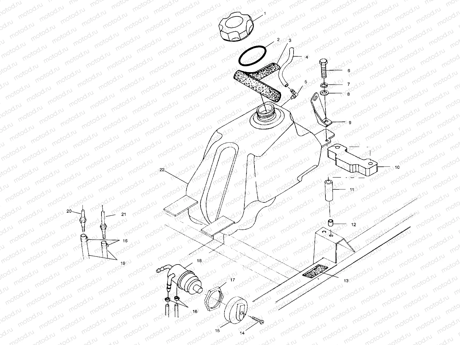 FUEL TANK - A01CK42AA (4964136413A013) | FUEL TANK - A01CK42AA (4964136413A013)