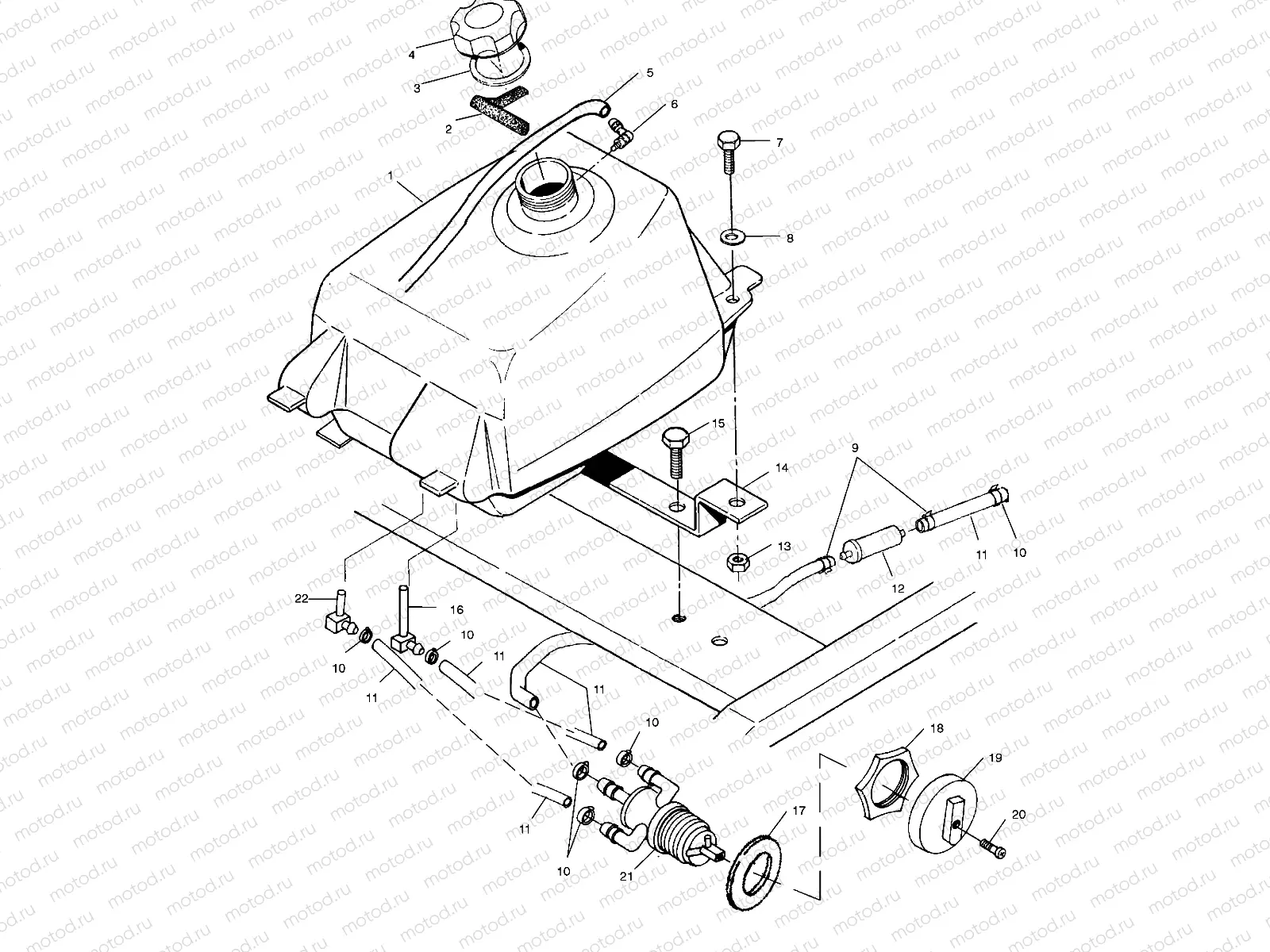 FUEL TANK - A03BA38CA (4982568256A12) | FUEL TANK - A03BA38CA (4982568256A12)