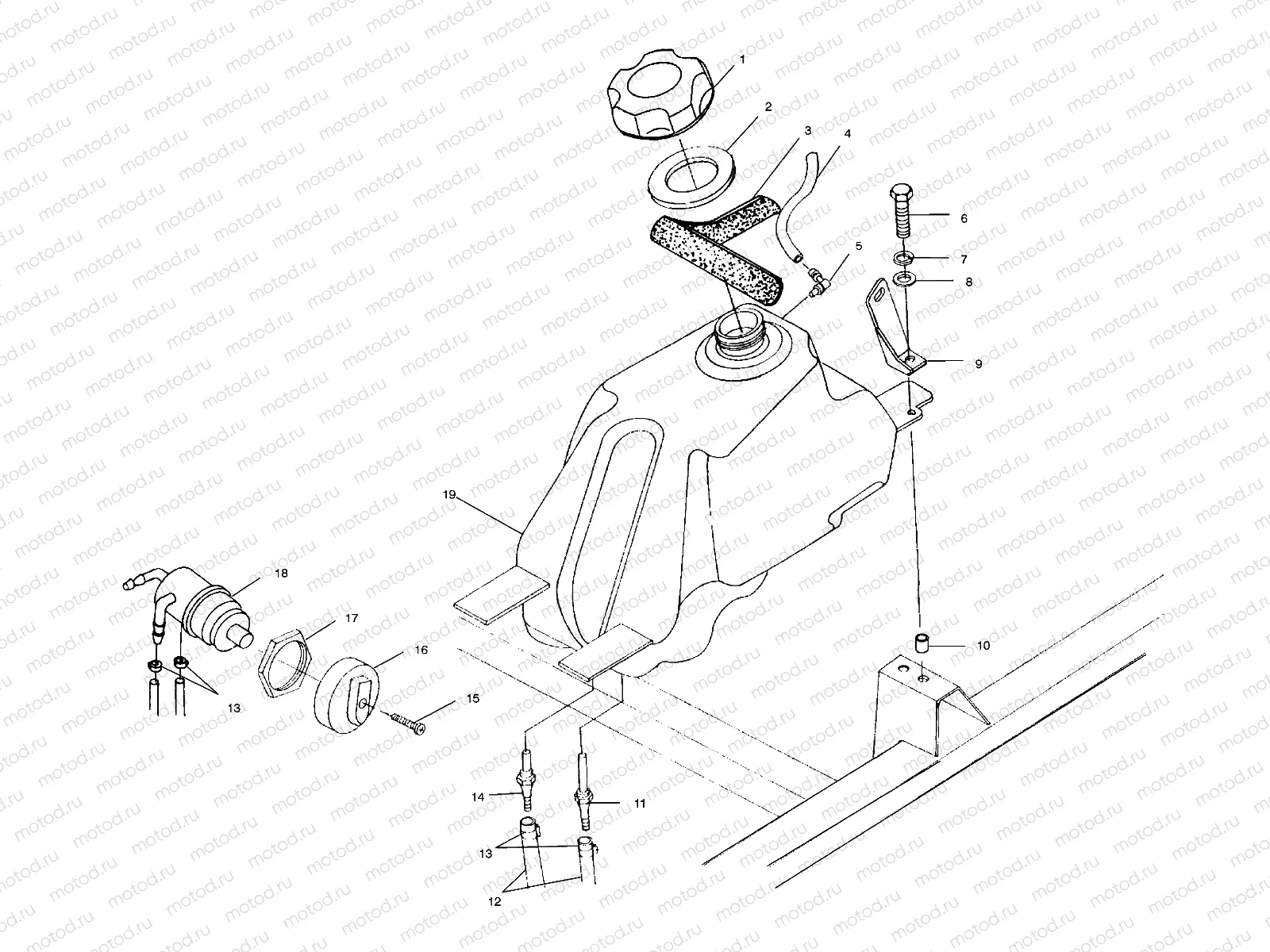 FUEL TANK - A03CH42AA/AB/AC (4975377537A11) | FUEL TANK - A03CH42AA/AB/AC (4975377537A11)