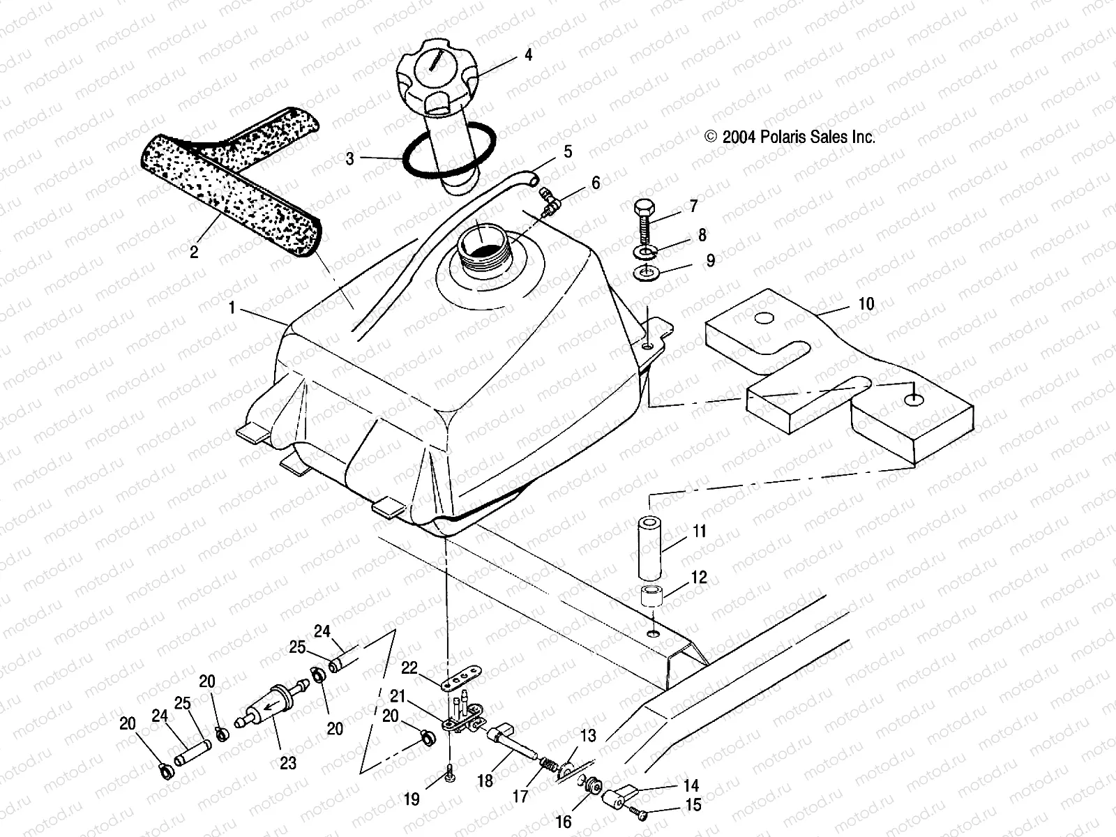 FUEL TANK - A04BG50AA/FA (4994789478A12) | FUEL TANK - A04BG50AA/FA (4994789478A12)