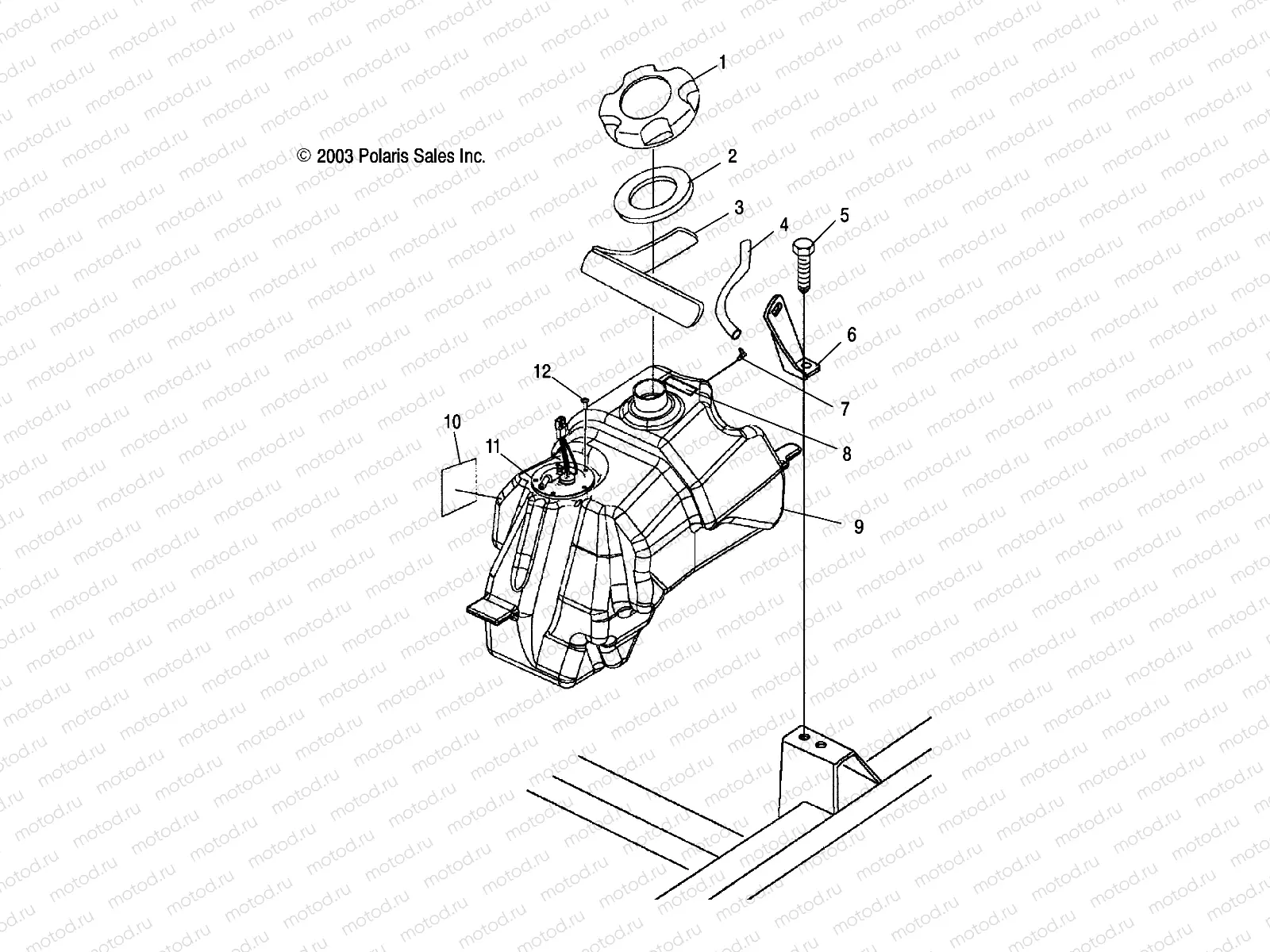 FUEL TANK - A04CH68AP/AQ/AU/CU (4987468746A12) | FUEL TANK - A04CH68AP/AQ/AU/CU (4987468746A12)