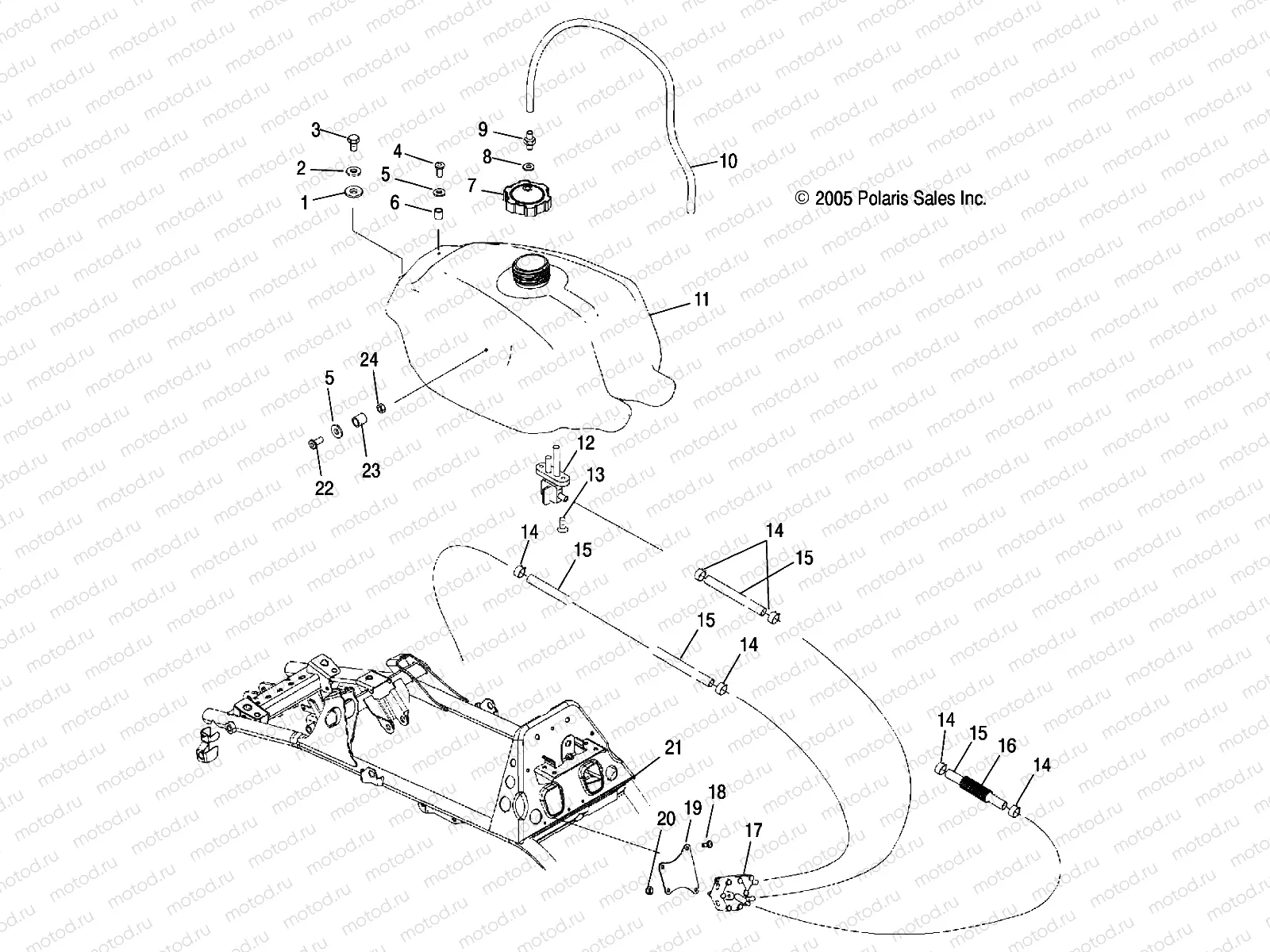 FUEL TANK - A04GJ50AA/AB/AC/AD (4999201849920184A14) | FUEL TANK - A04GJ50AA/AB/AC/AD (4999201849920184A14)