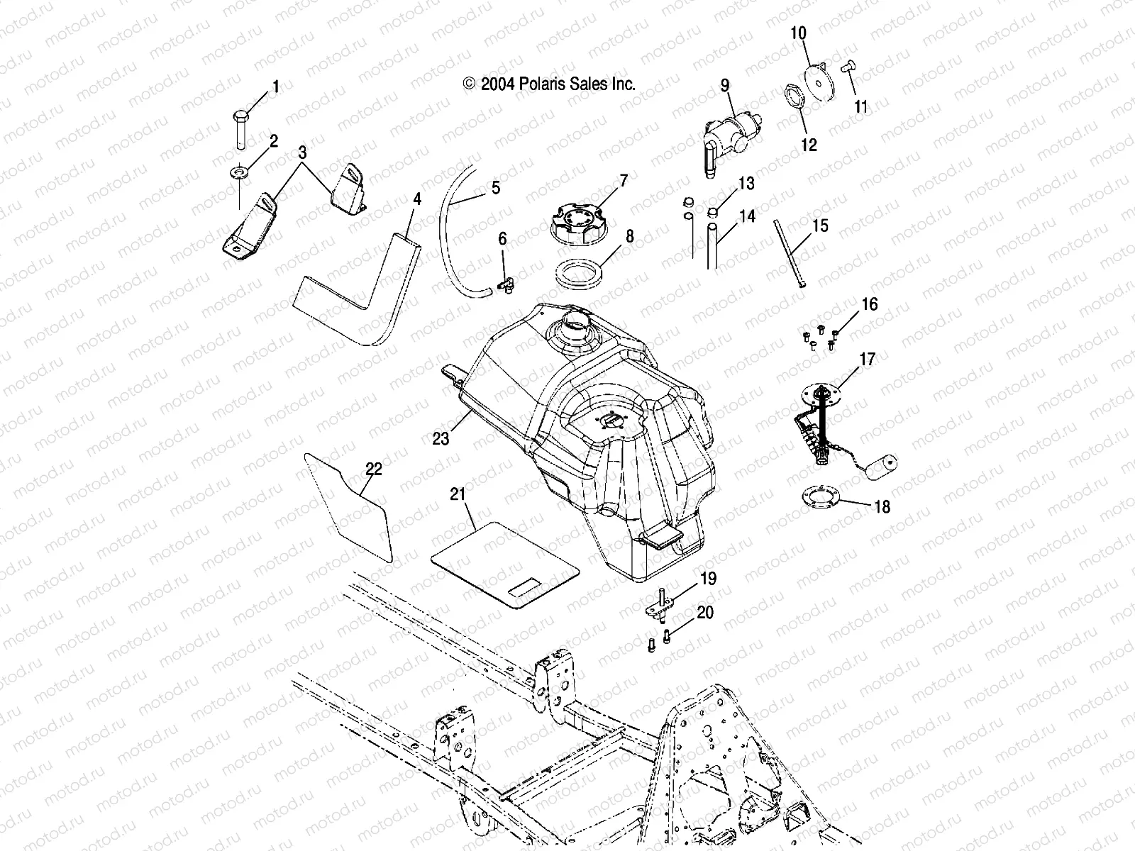 FUEL TANK - A05MH50AB/AC/AG/AH/AL/AT/FB (4994139413B02) | FUEL TANK - A05MH50AB/AC/AG/AH/AL/AT/FB (4994139413B02)
