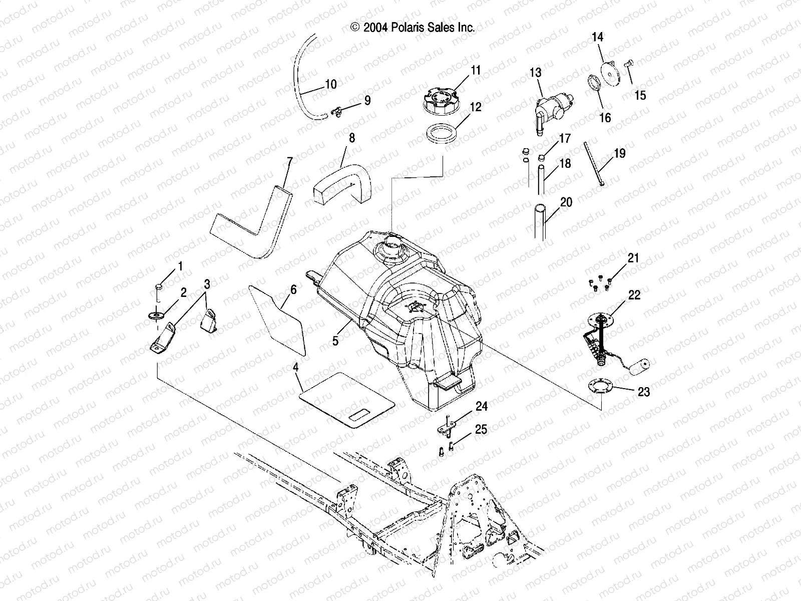 FUEL TANK - A05MH68AK/AN/AD (4994199419B03) | FUEL TANK - A05MH68AK/AN/AD (4994199419B03)