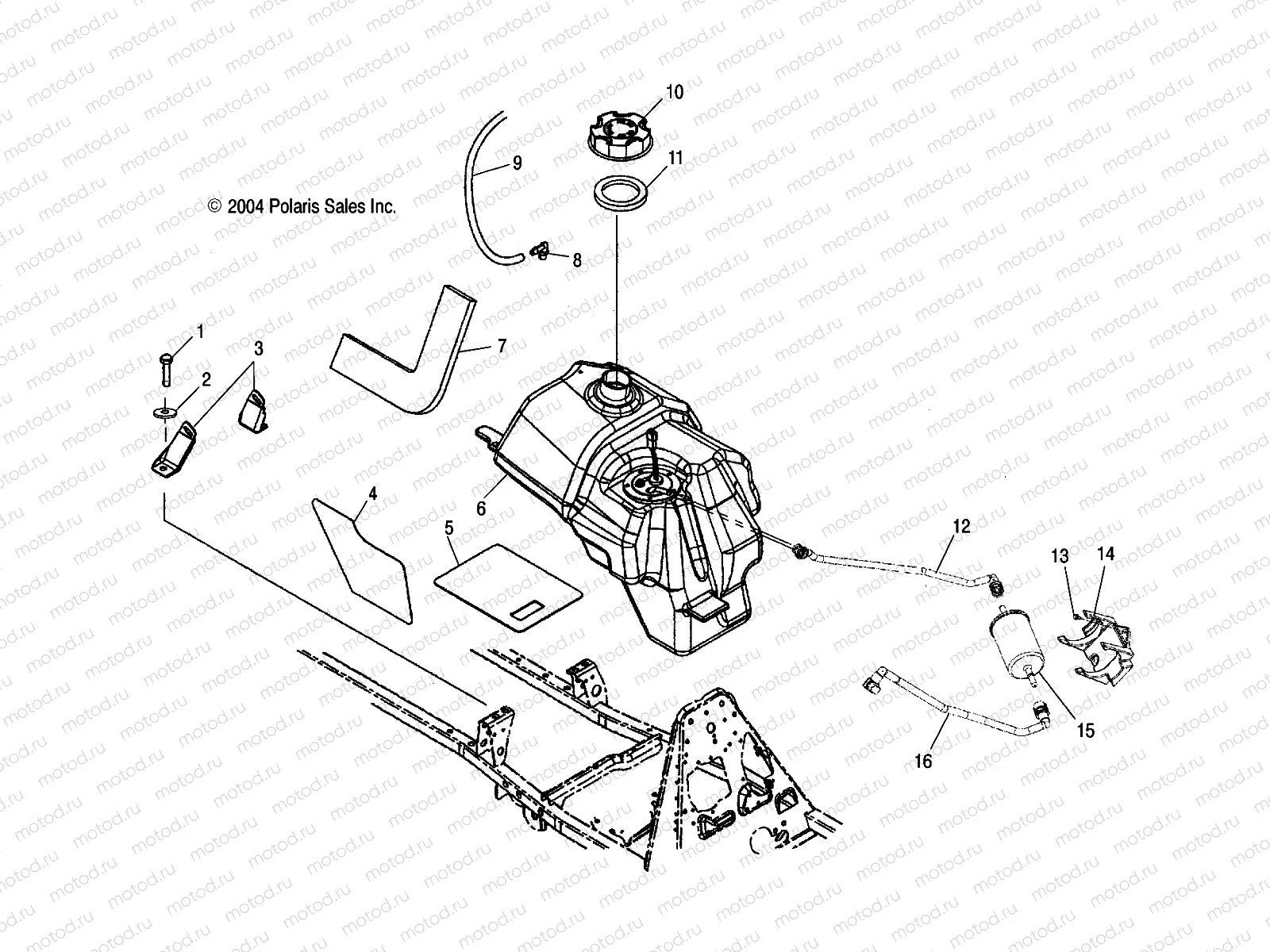 FUEL TANK - A05MH76AC/AT/AU/AW (4977217721B04) | FUEL TANK - A05MH76AC/AT/AU/AW (4977217721B04)