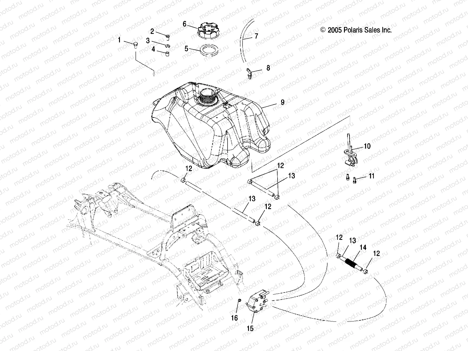 FUEL TANK - A06GP50AA (4999201899920189B01) | FUEL TANK - A06GP50AA (4999201899920189B01)