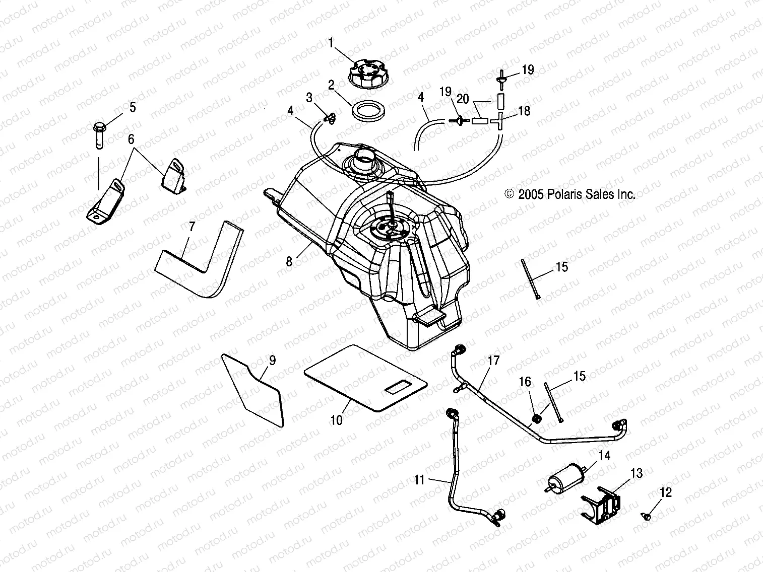 FUEL TANK - A06MH50AQ/AX/AY/AZ/AL/AT (4999200139920013A14) | FUEL TANK - A06MH50AQ/AX/AY/AZ/AL/AT (4999200139920013A14)