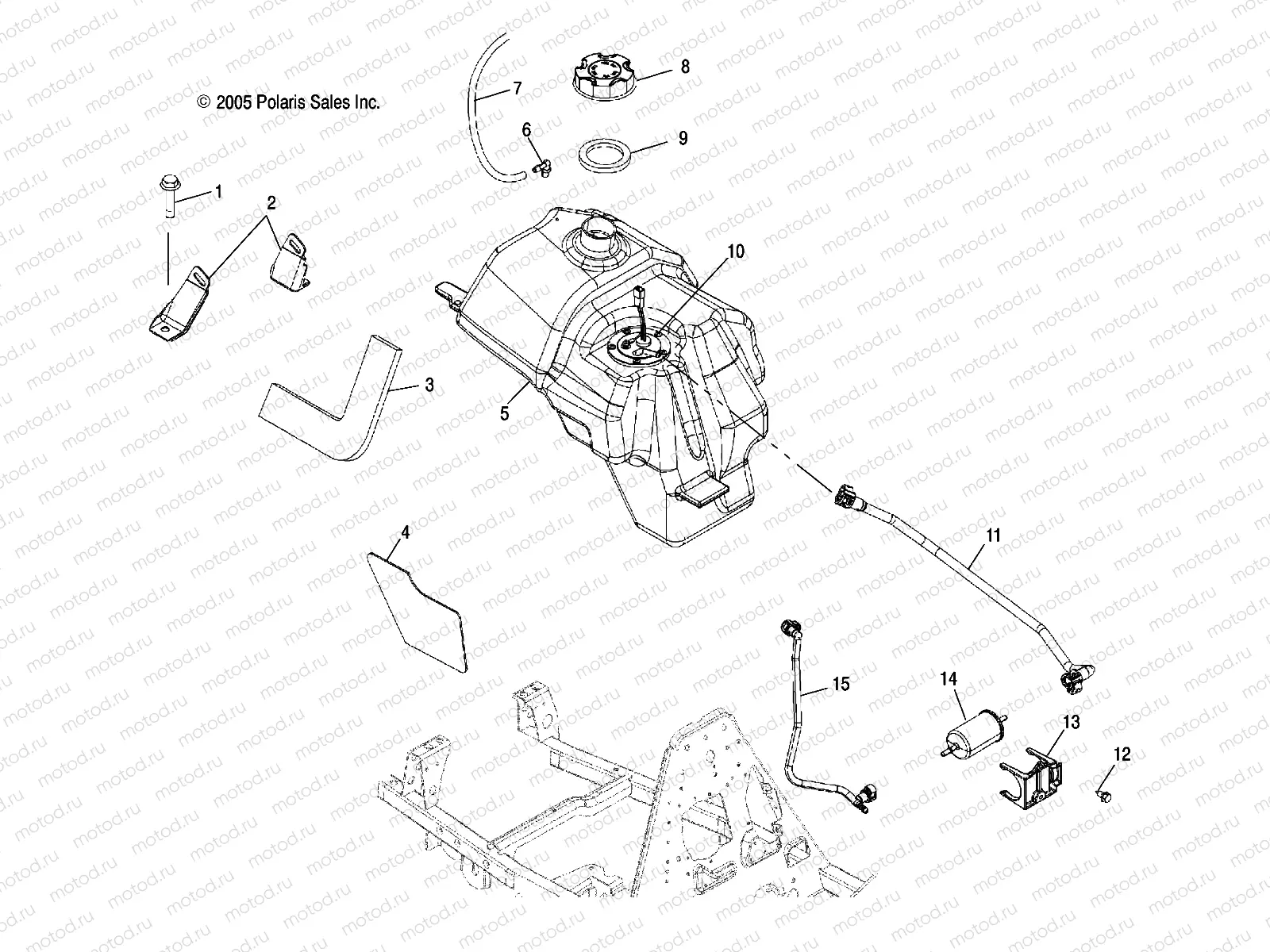 FUEL TANK - A06MH76AL/AQ/AT/AX/AY/AZ (4999200299920029A14) | FUEL TANK - A06MH76AL/AQ/AT/AX/AY/AZ (4999200299920029A14)