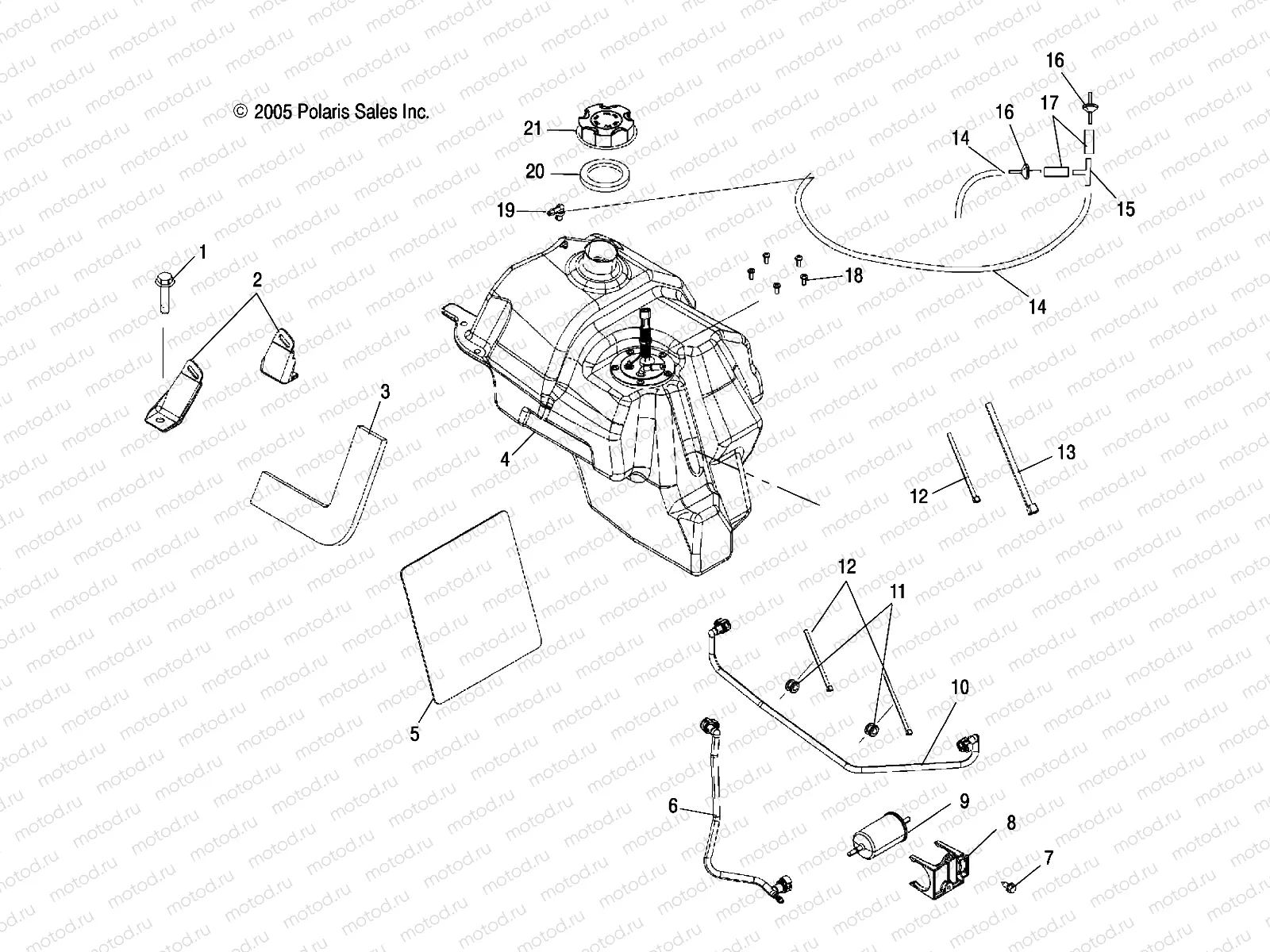 FUEL TANK - A06MN50AU/AW (4999204069920406B06) | FUEL TANK - A06MN50AU/AW (4999204069920406B06)
